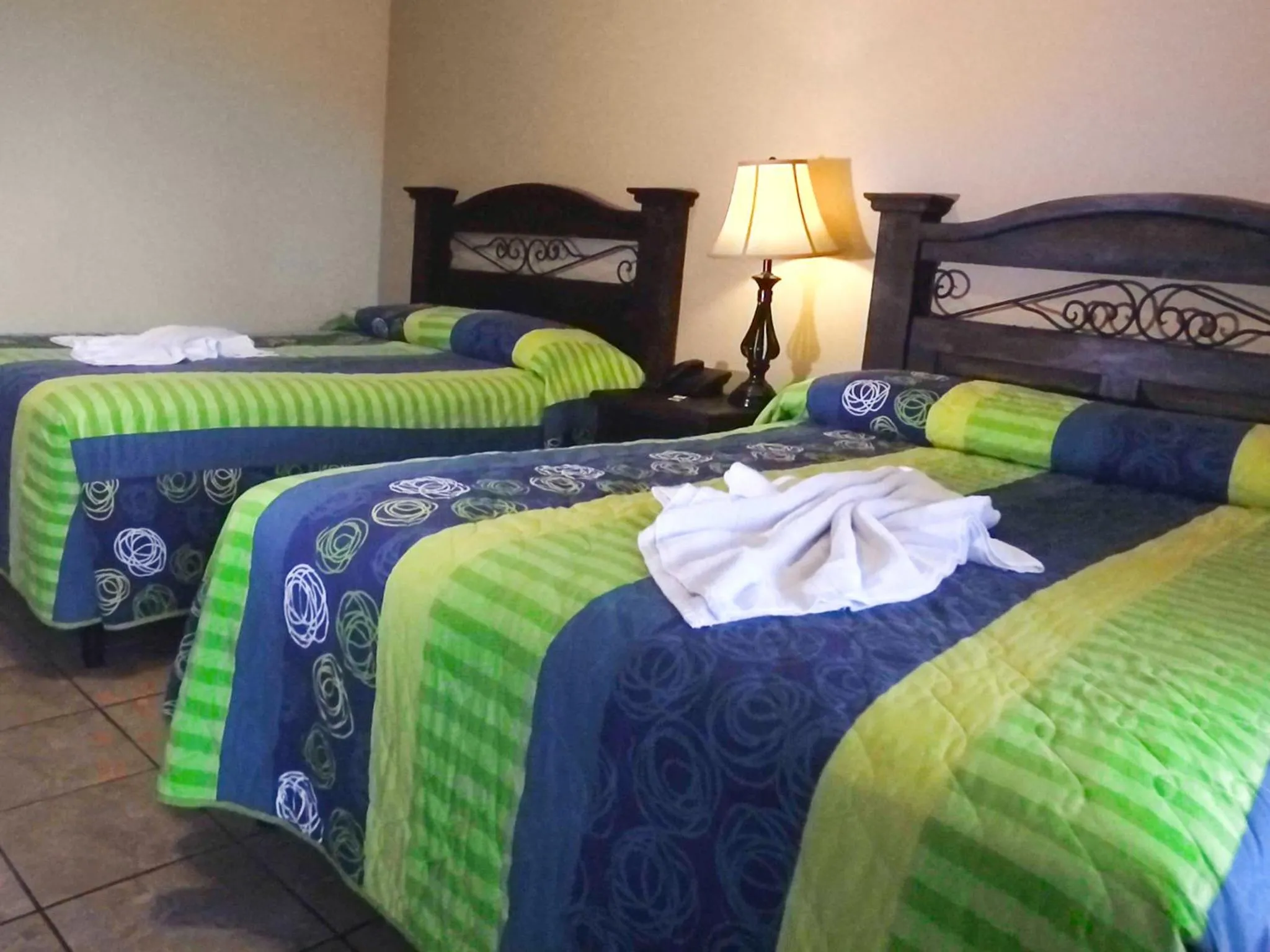 Bed in Hotel Puerto Libre