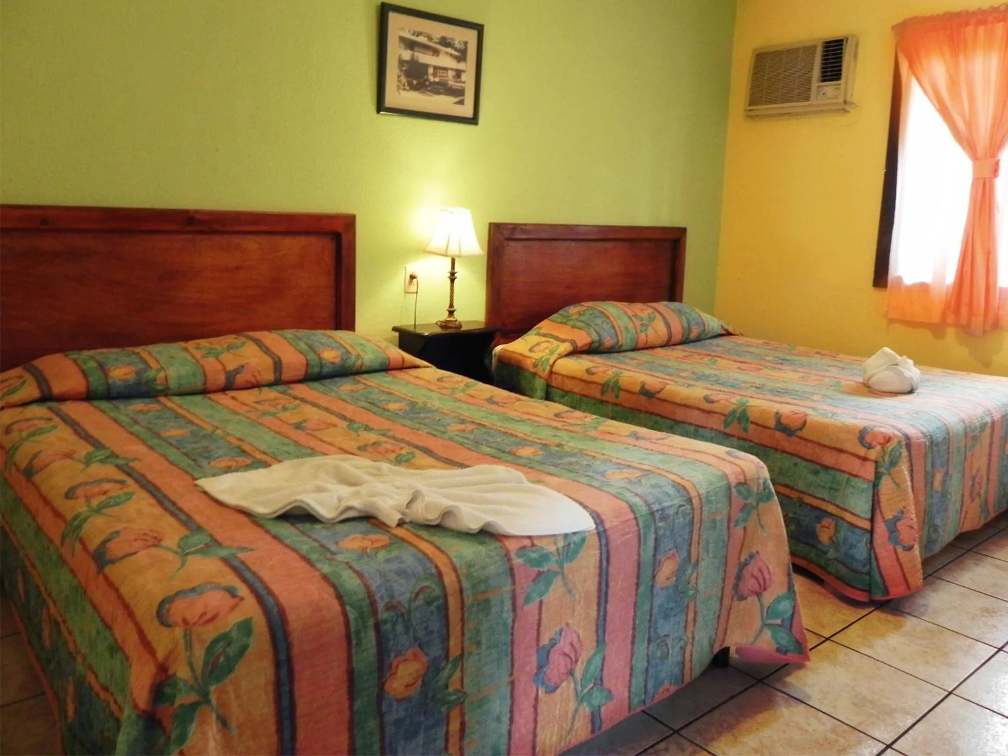 Bed in Hotel Puerto Libre