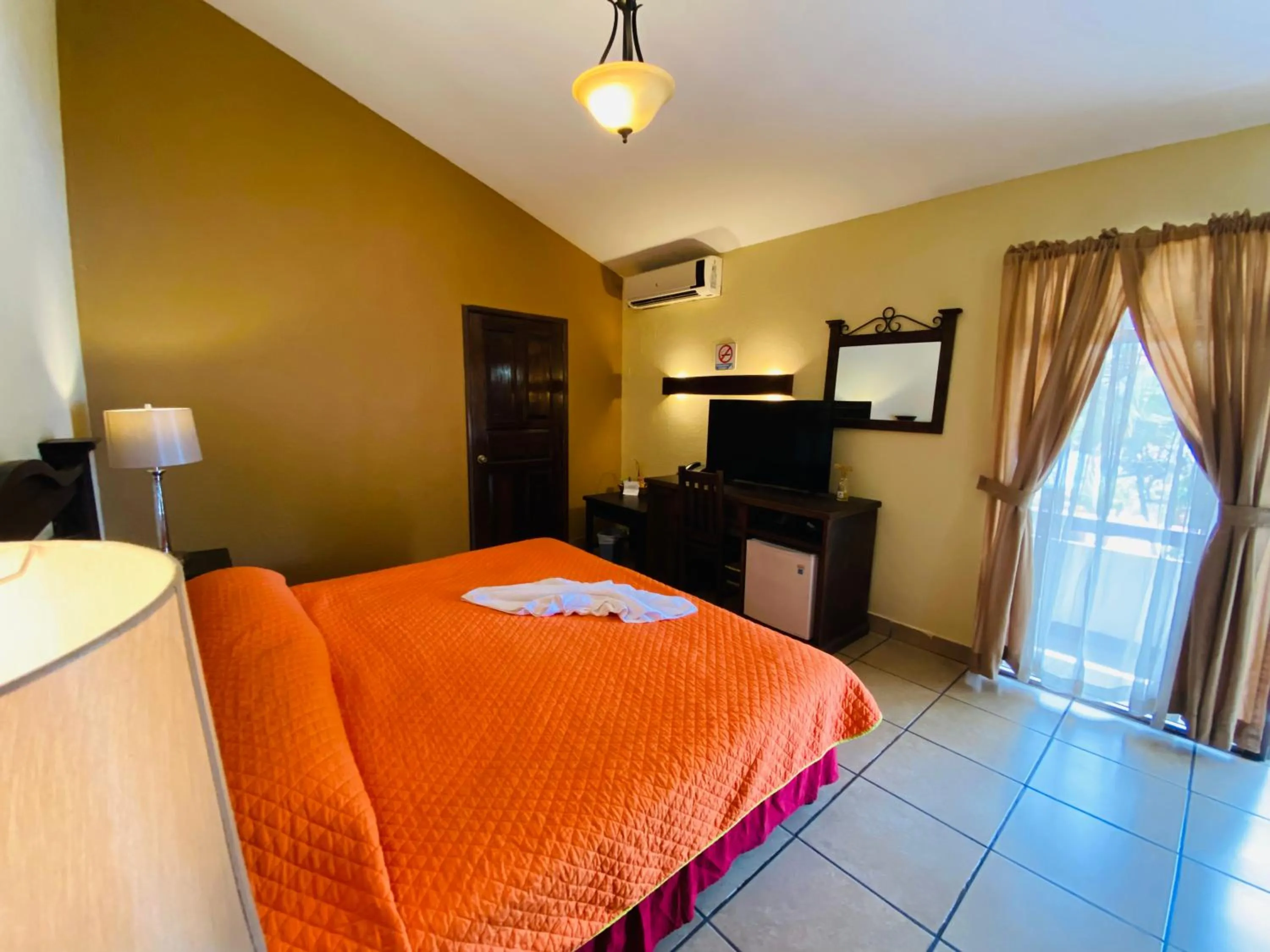 Bed in Hotel Puerto Libre