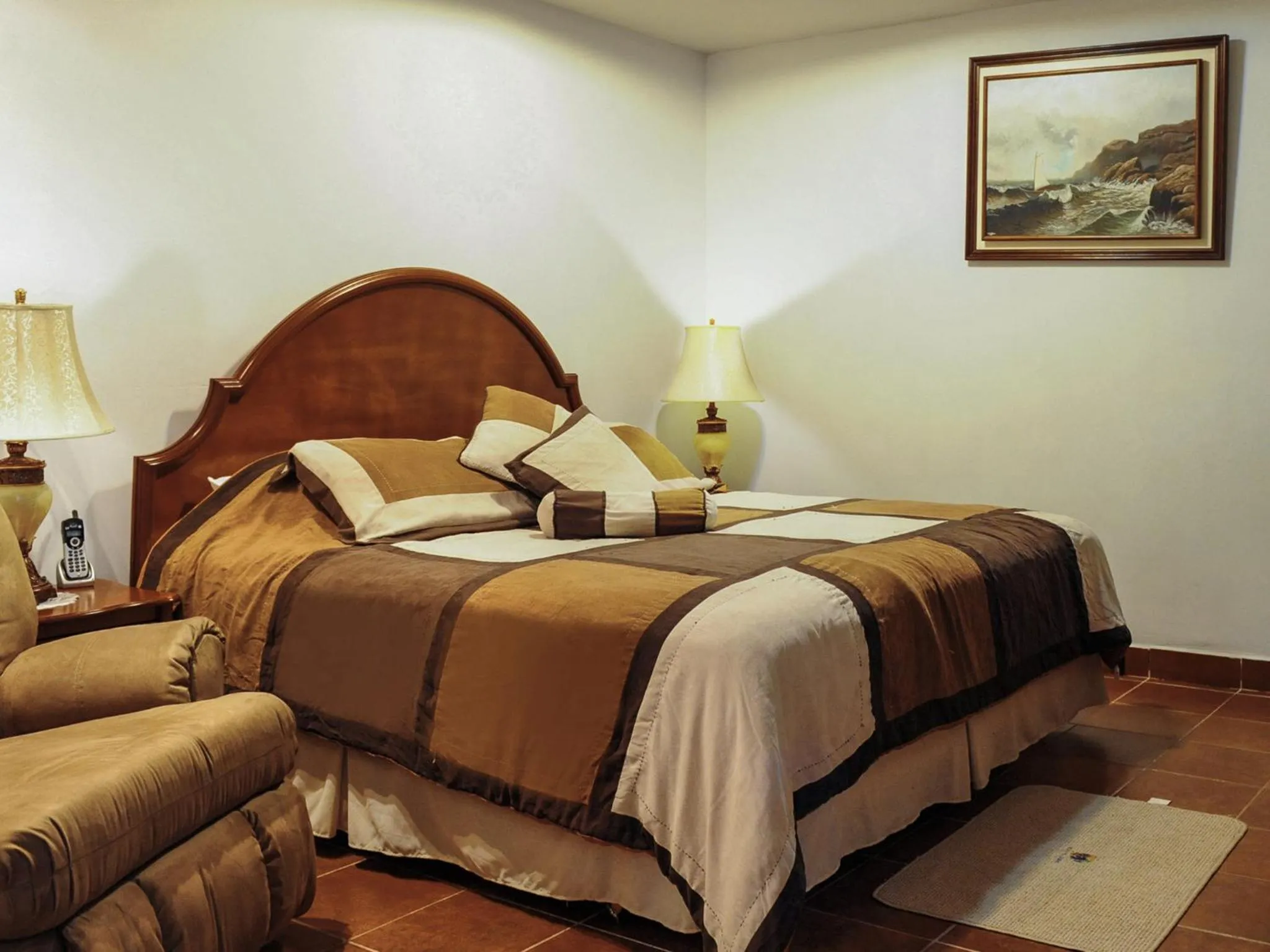 Bed in Hotel Puerto Libre