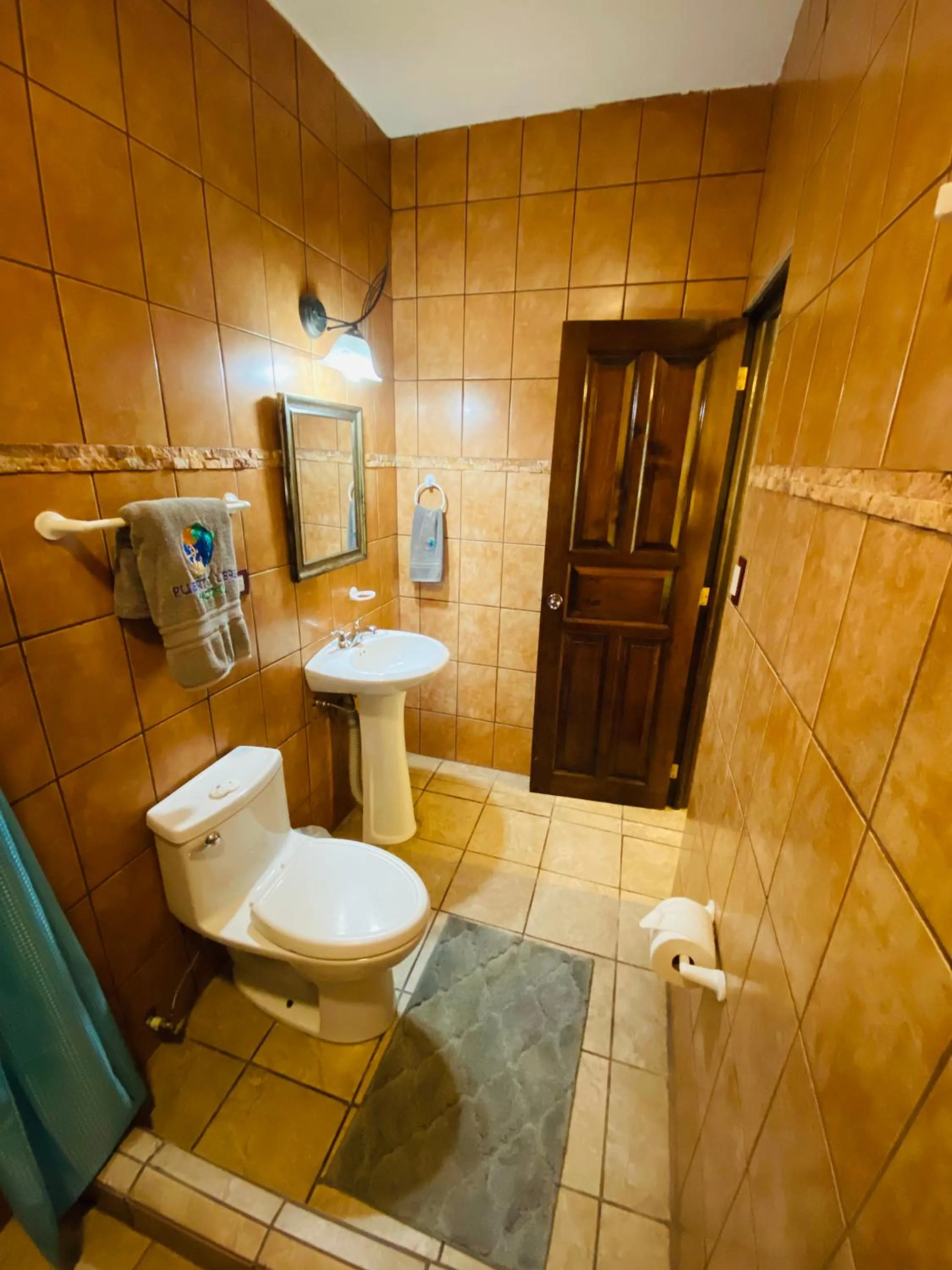 Bathroom in Hotel Puerto Libre