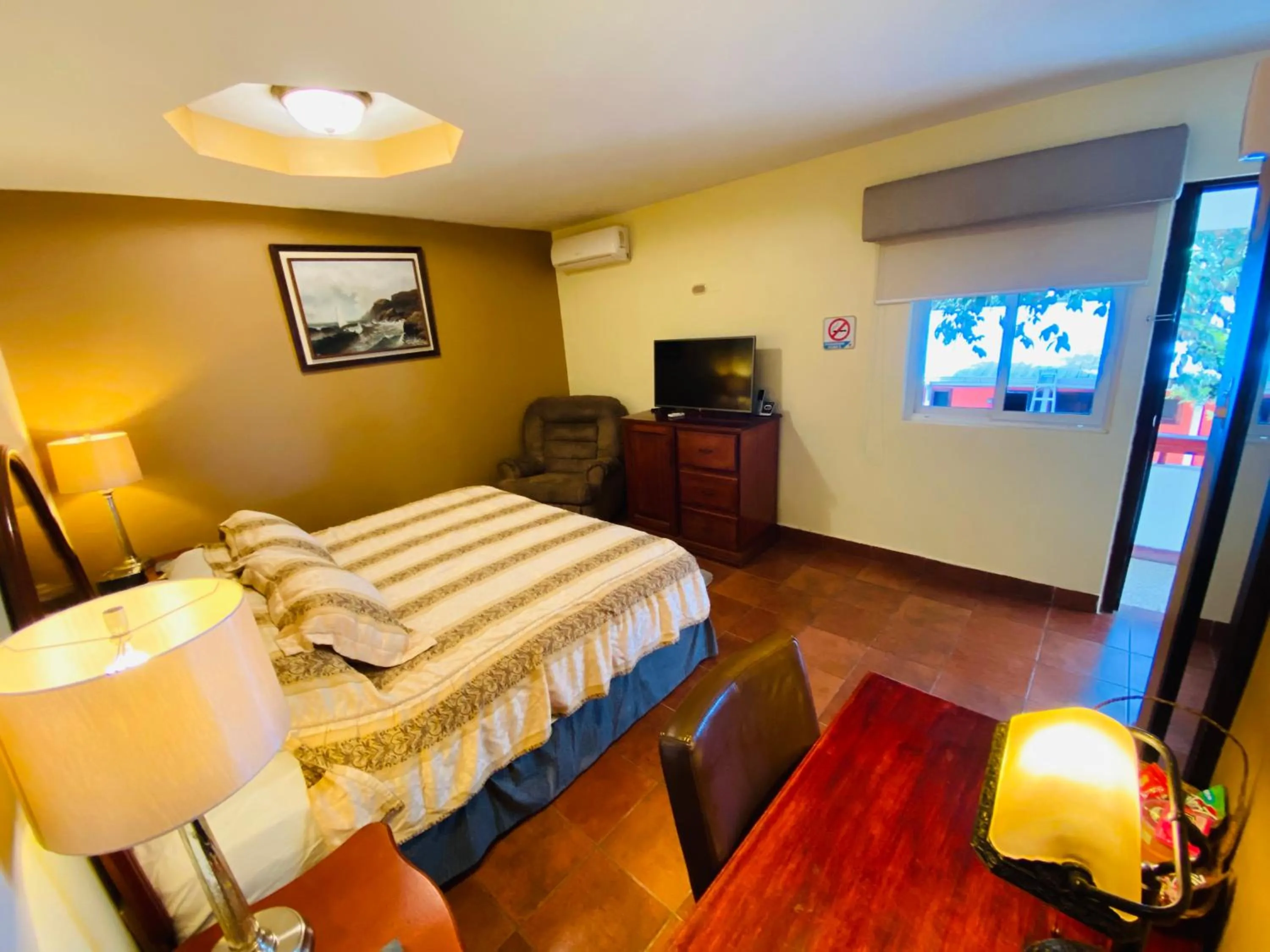 Bed in Hotel Puerto Libre