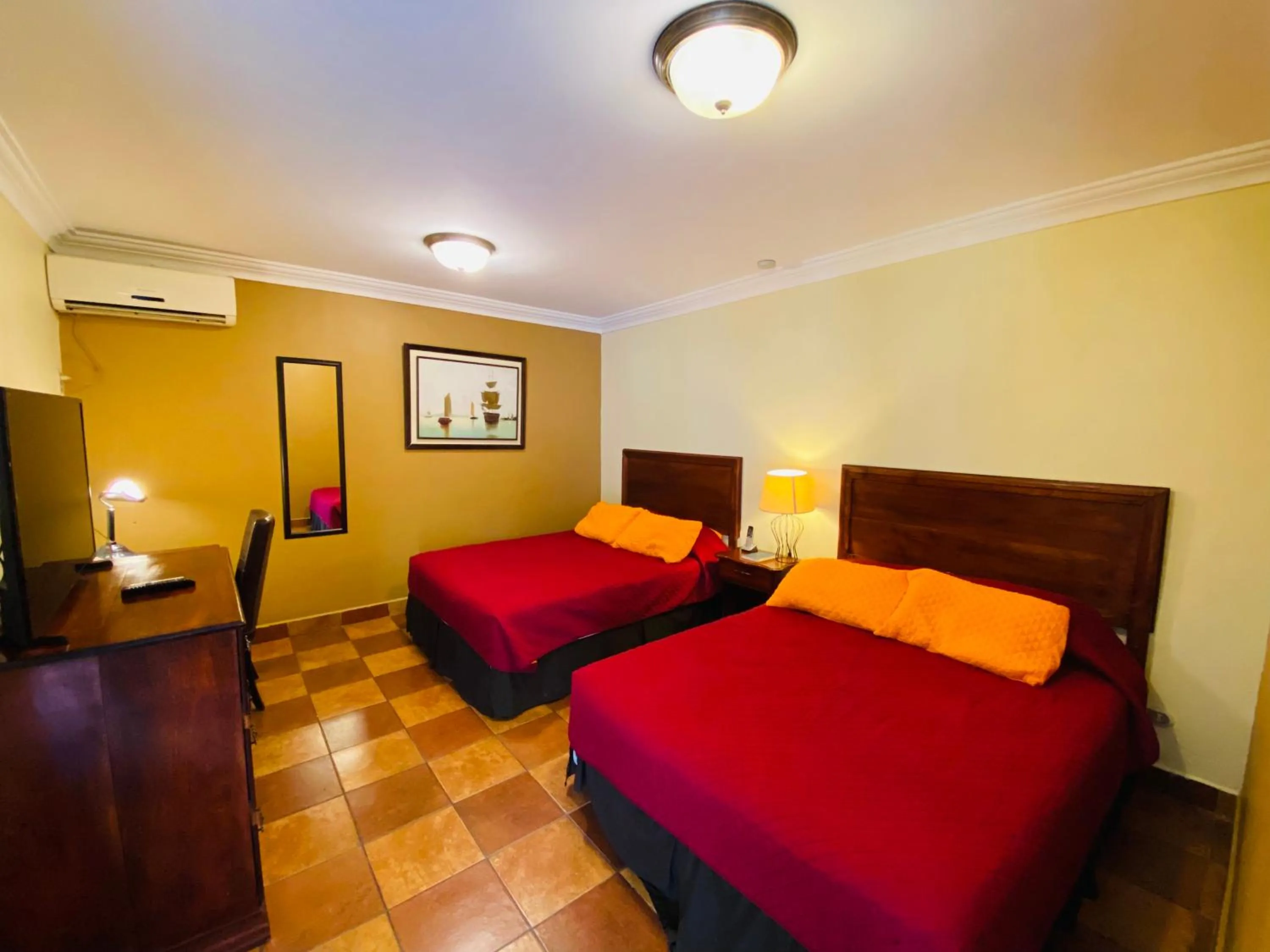 Bed in Hotel Puerto Libre