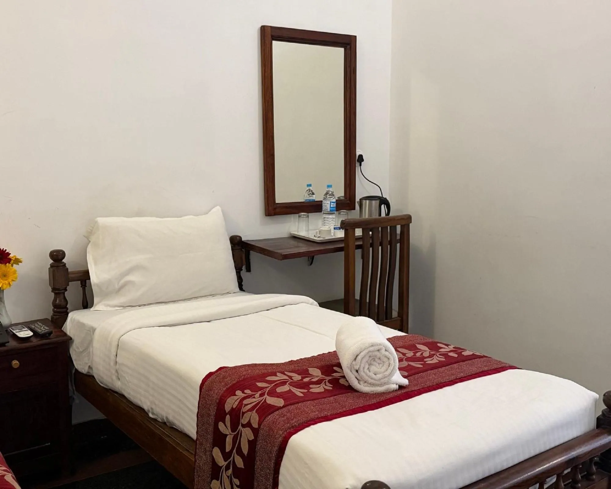 Bed in Hotel Bon Sejour