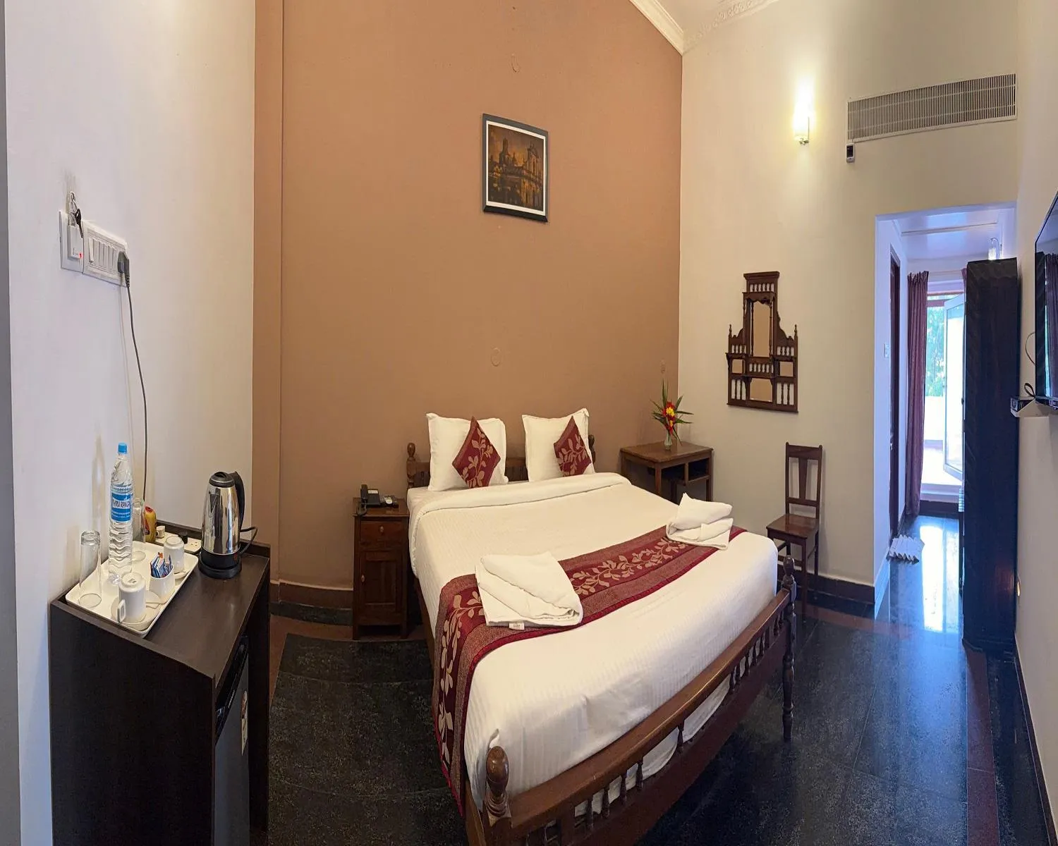 Bed in Hotel Bon Sejour