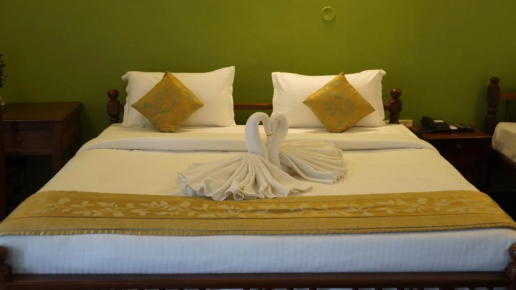 Bed in Hotel Bon Sejour