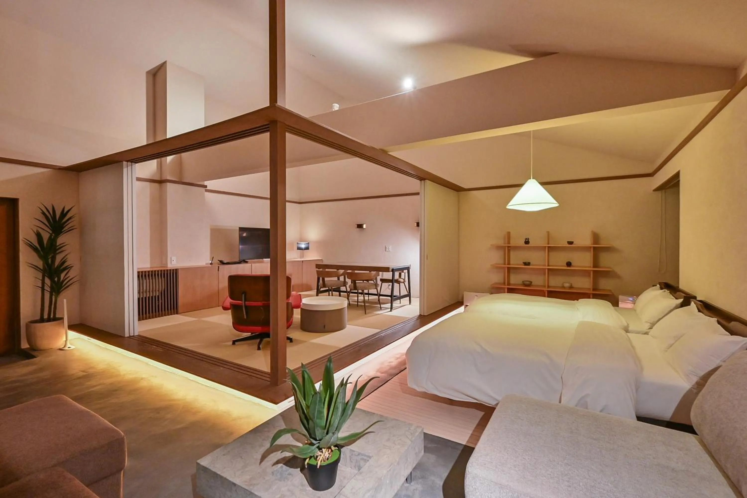 Bed in Ryokan Yoshidaya