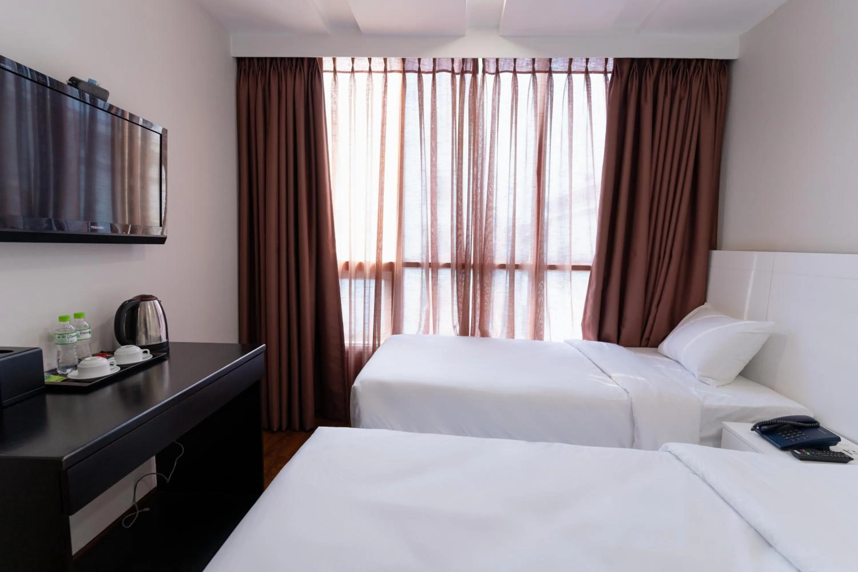 Bed in Queen Central Hotel - Ben Thanh Market