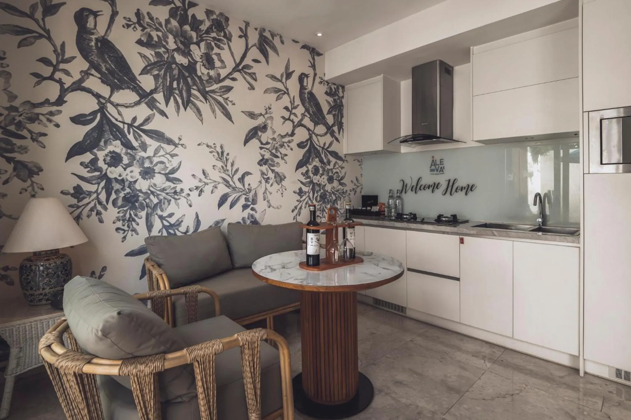 kitchen in Aleva Villa Seminyak by Ini Vie Hospitality