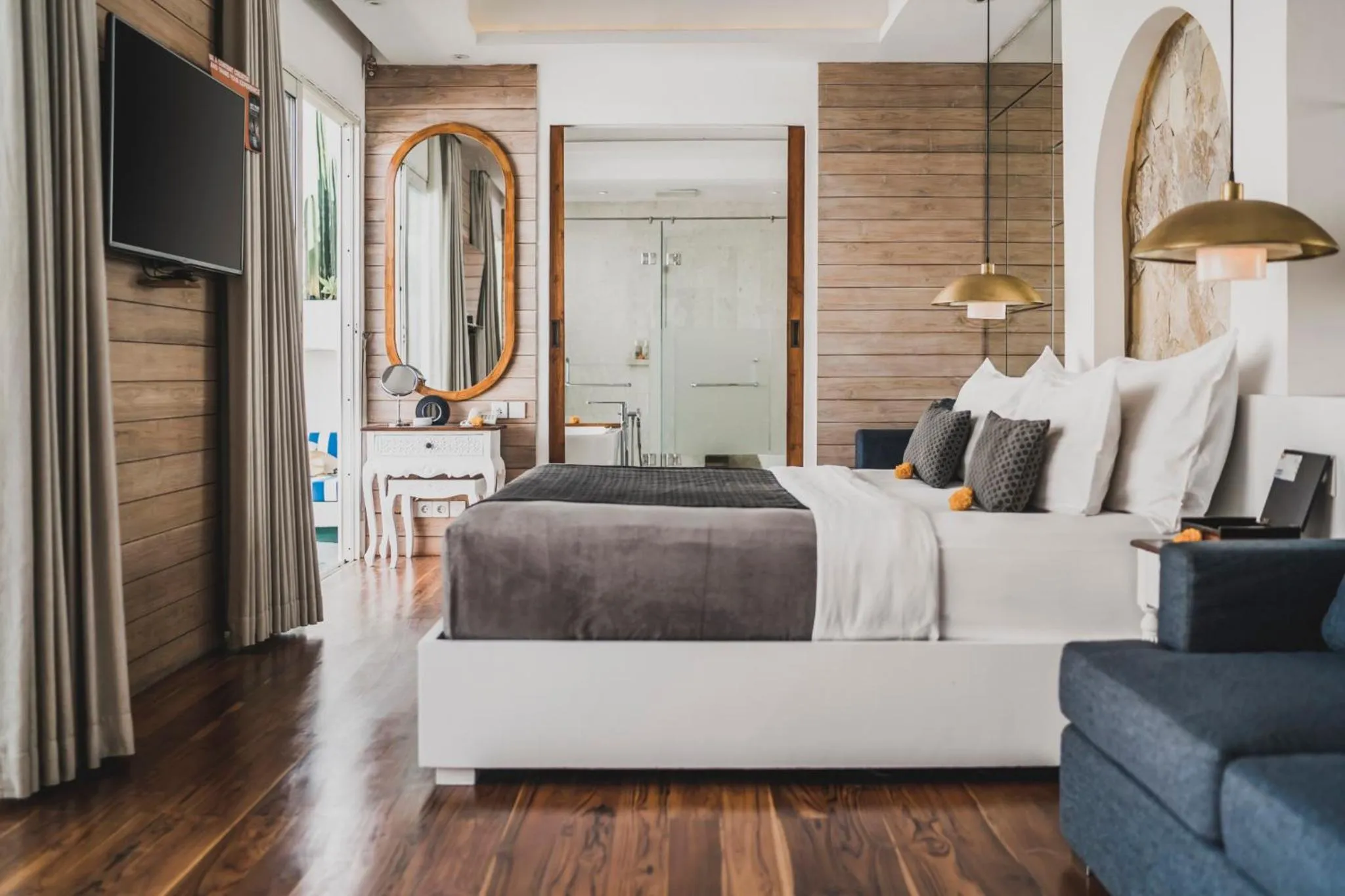 Bedroom in Aleva Villa Seminyak by Ini Vie Hospitality