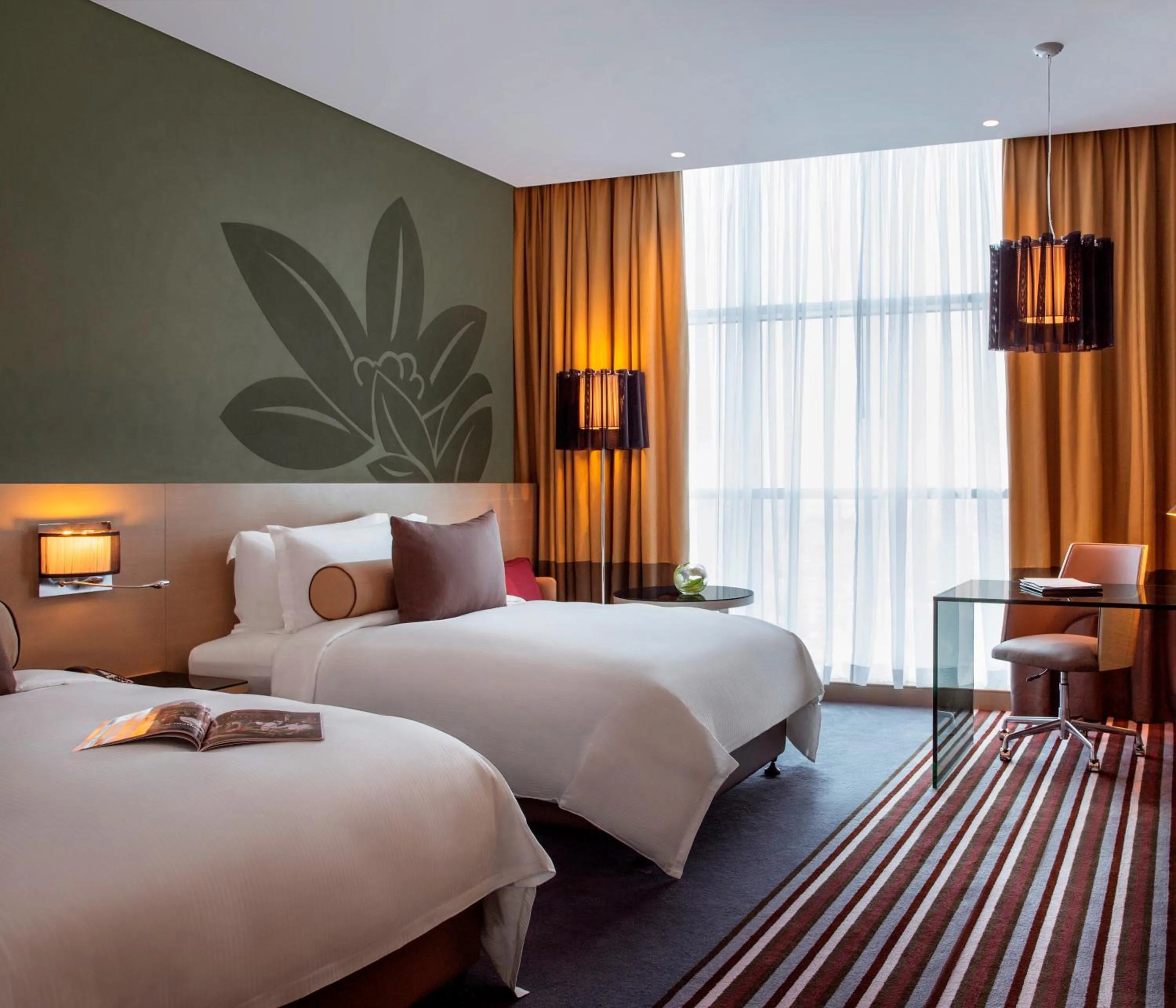 TV and multimedia, Bed in Downtown Rotana