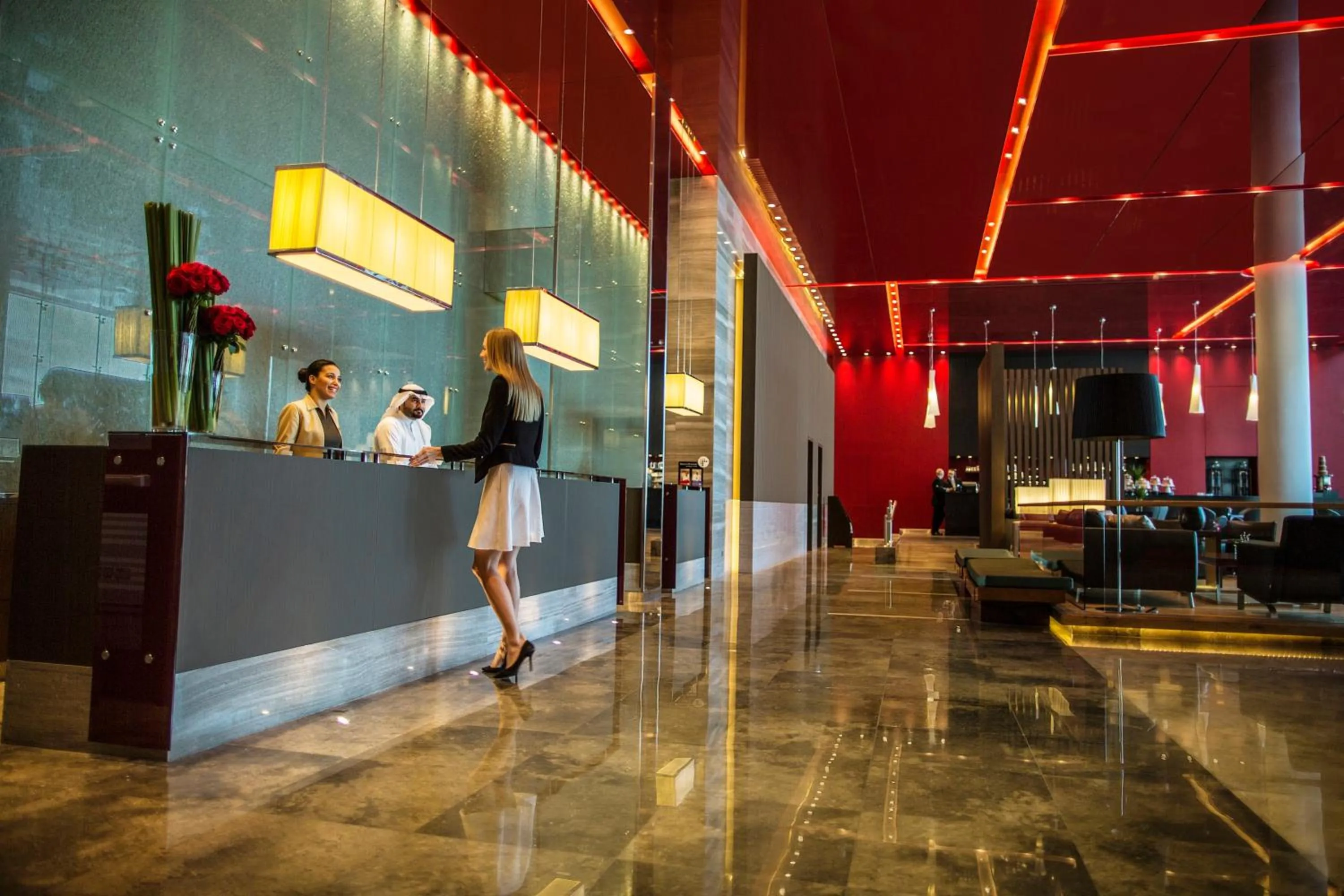 Staff in Downtown Rotana