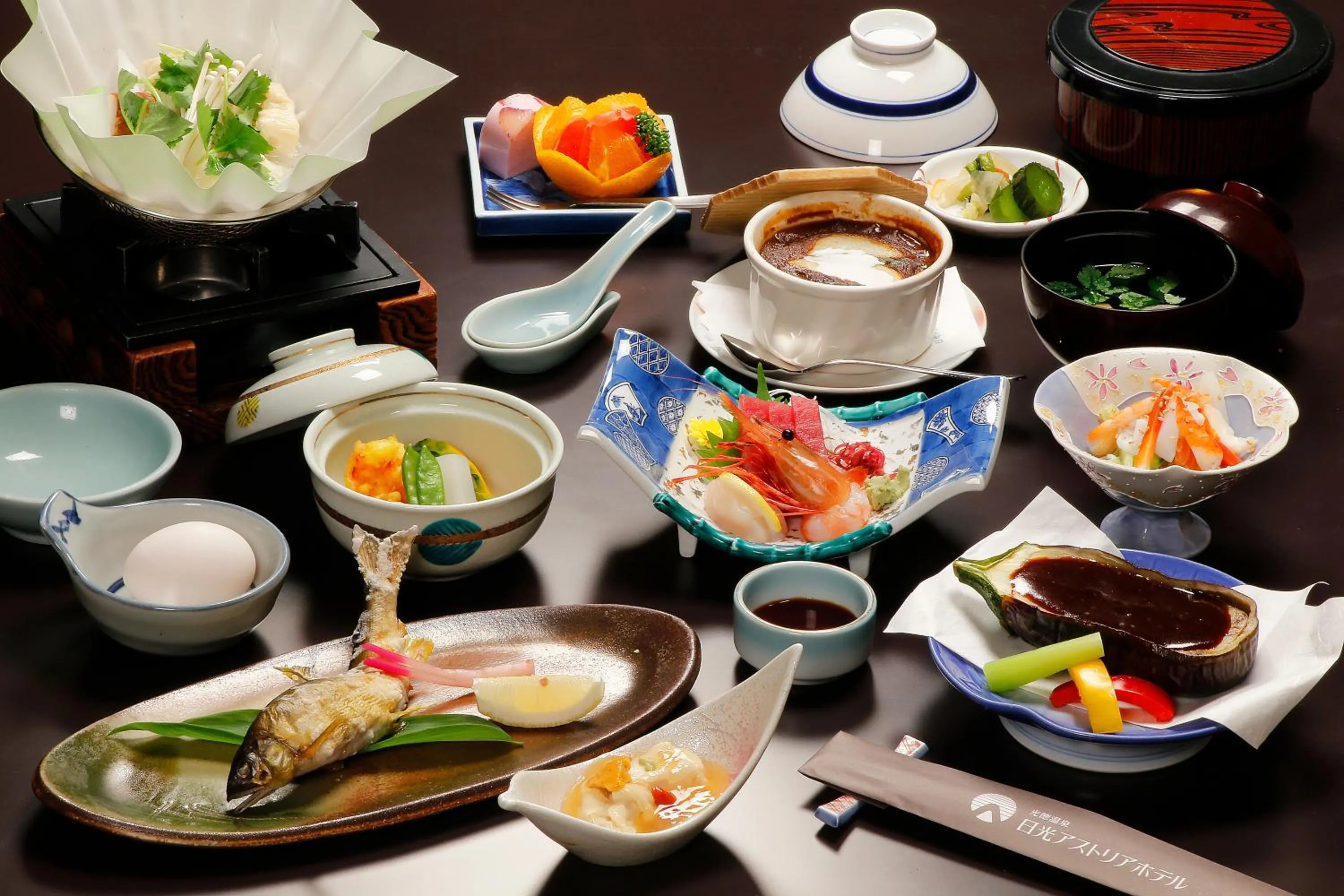 Food close-up in Nikko Astraea Hotel