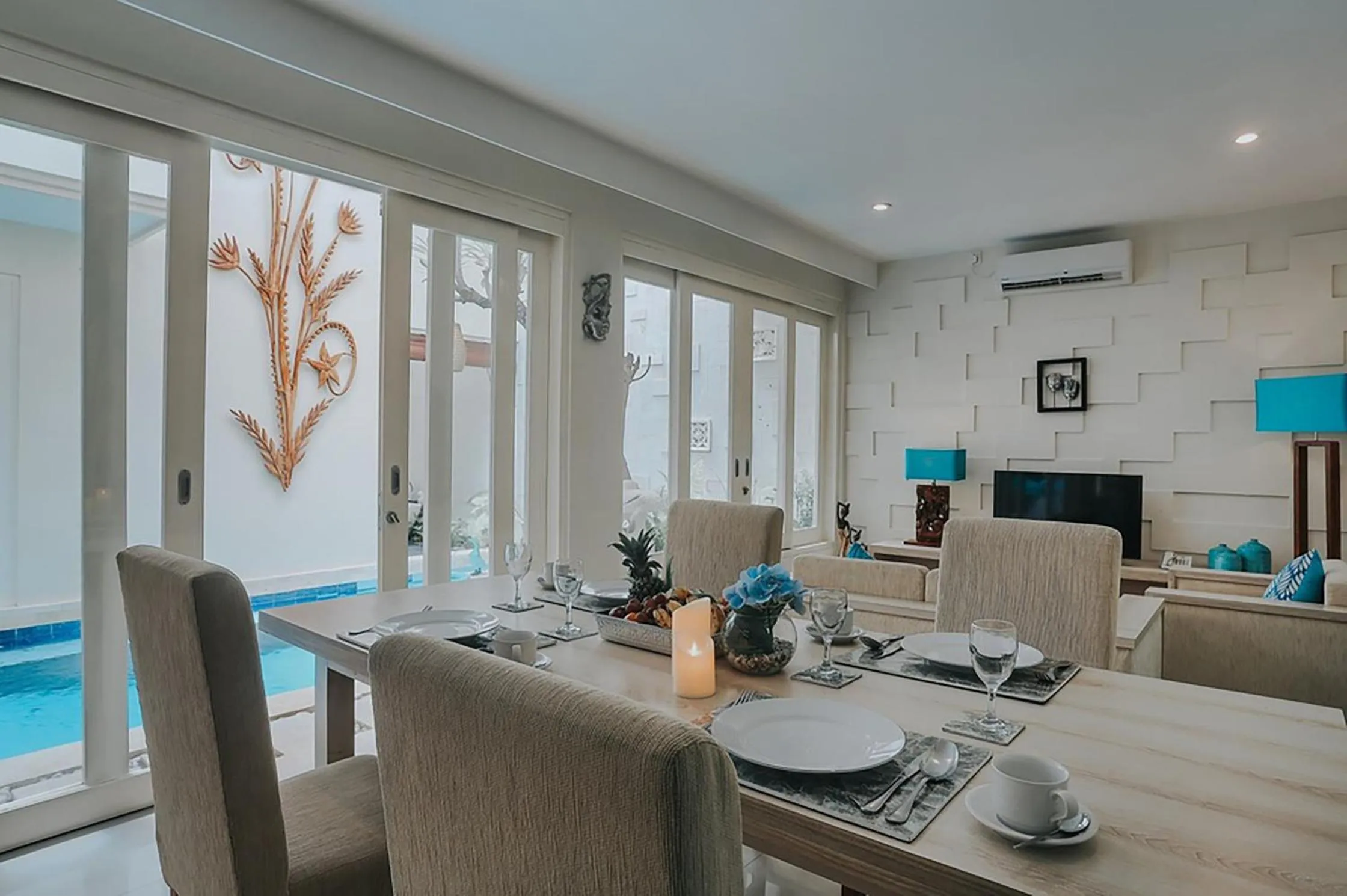 Living room in The Wina Villa Canggu by The Wina Resorts