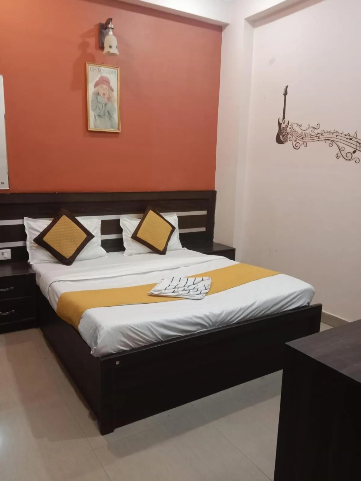 Bed in Hotel Ganges Park