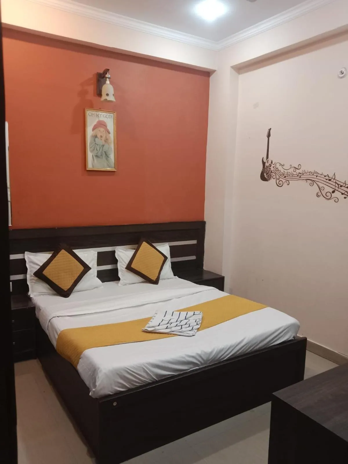 Bed in Hotel Ganges Park