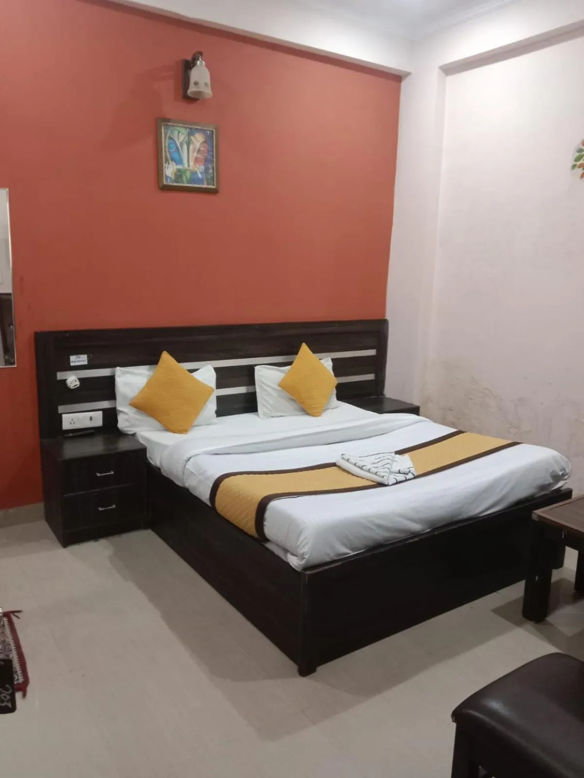 Bed in Hotel Ganges Park