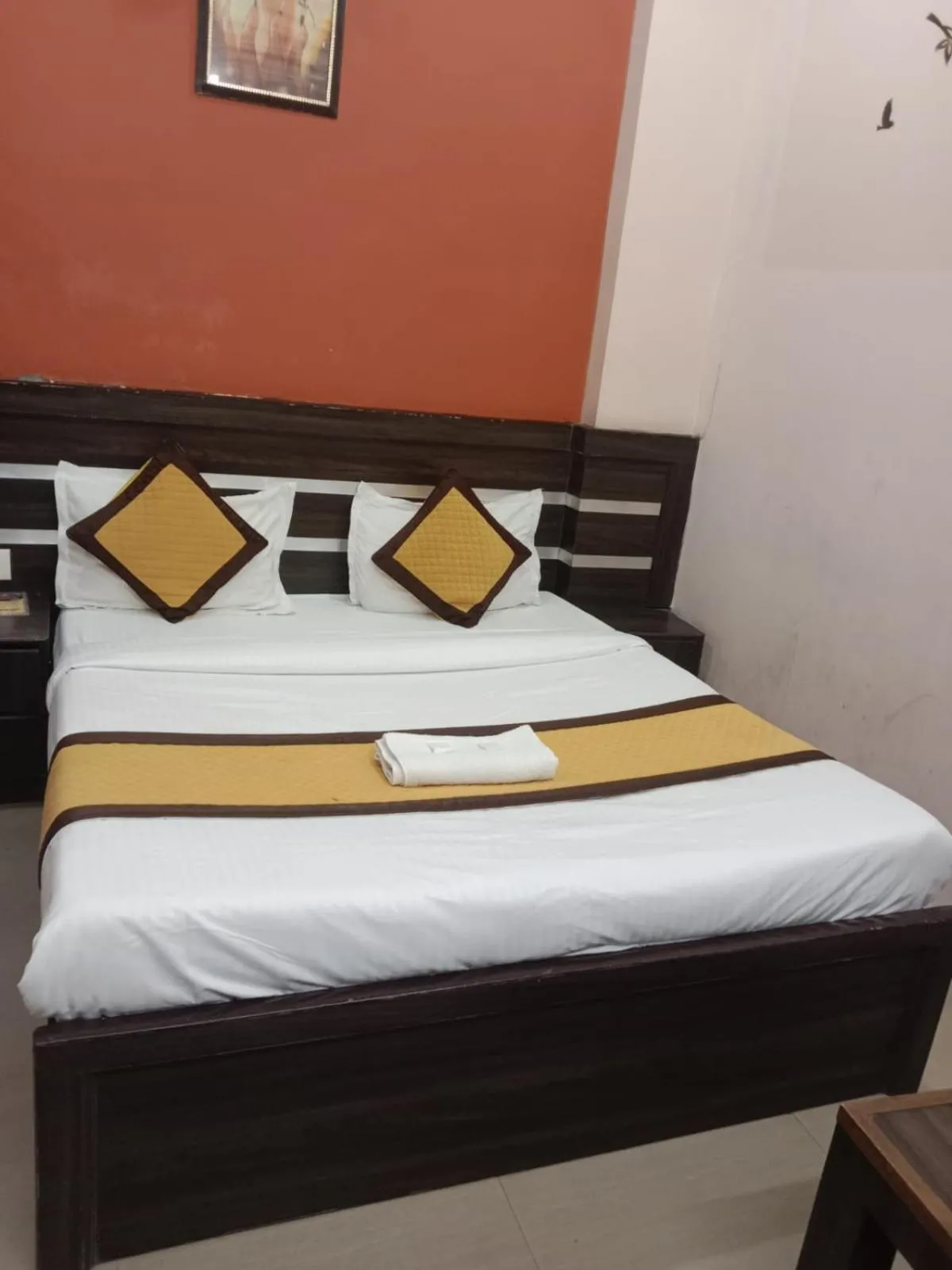 Bed in Hotel Ganges Park