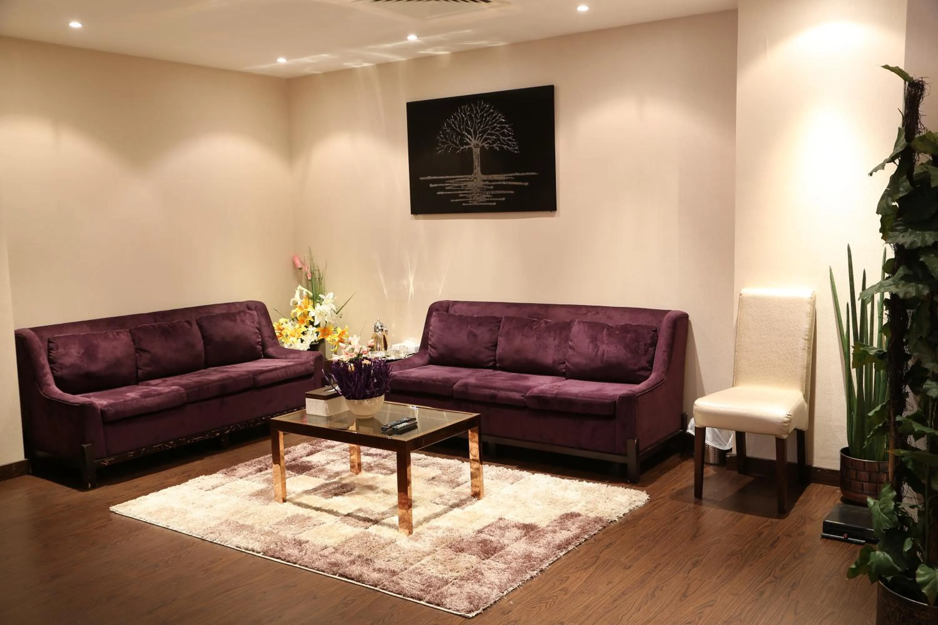 Lobby or reception in Belle Tower Apartments