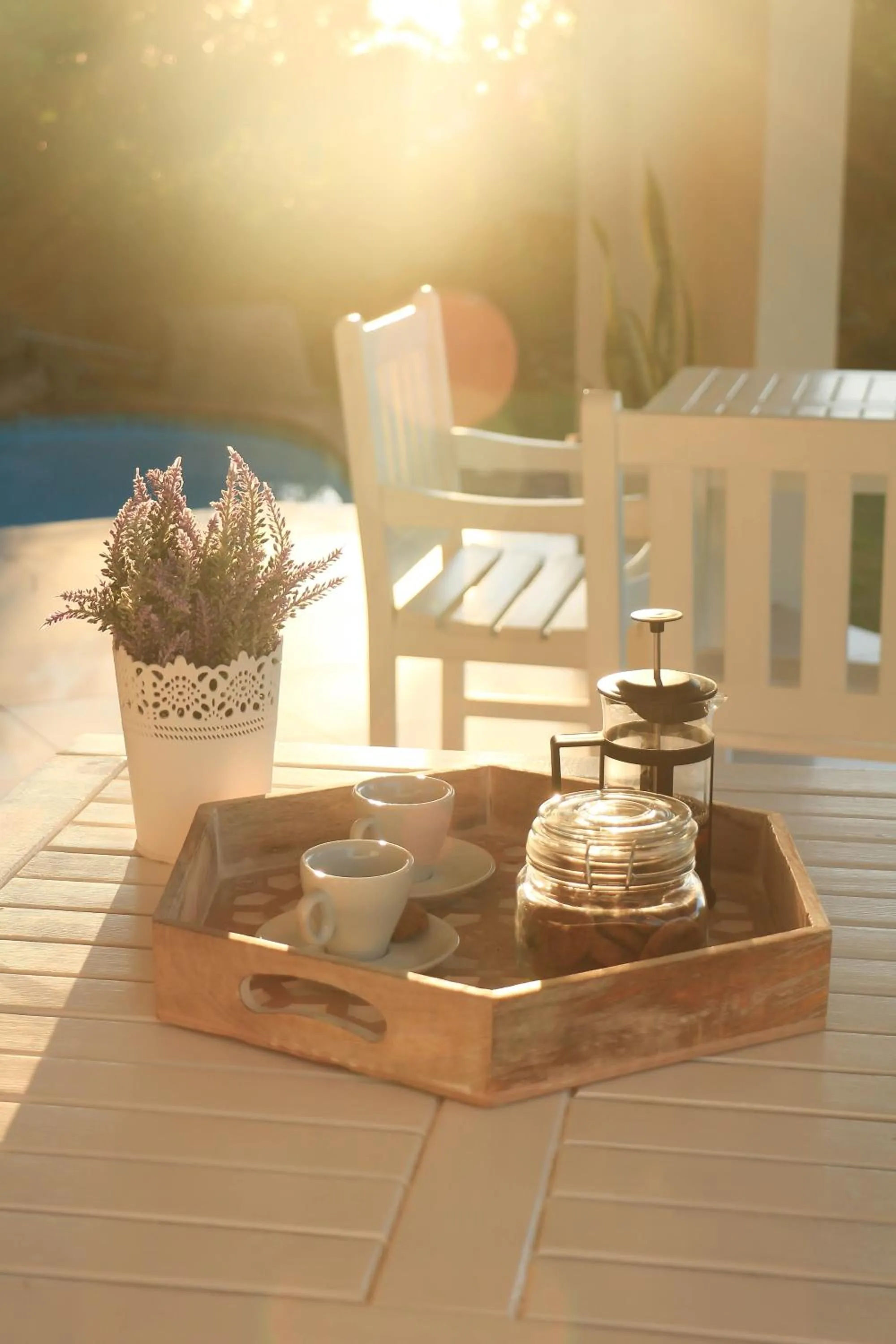 Swimming pool in The Milkwood Beach Apartments