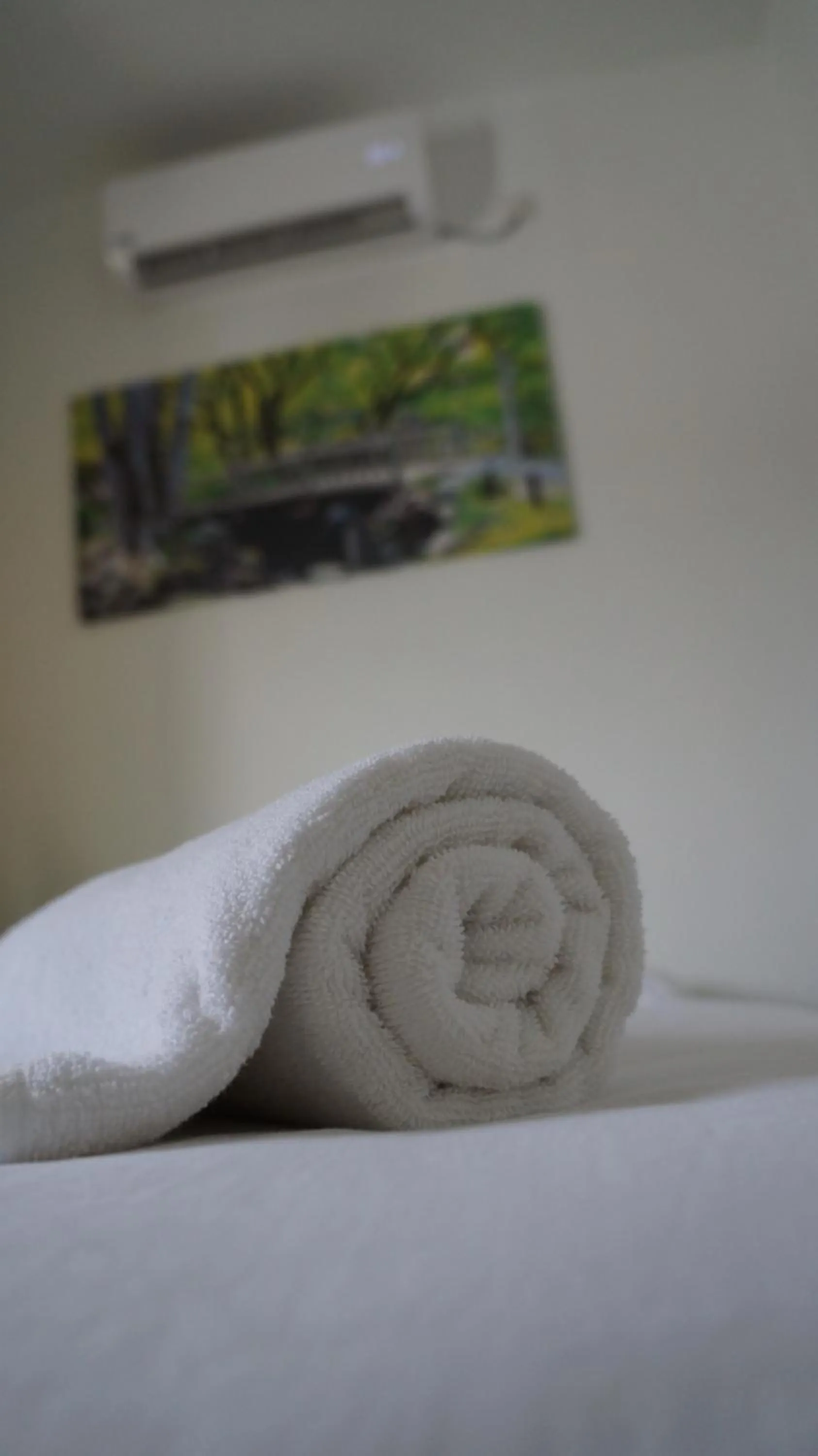 towels, Bed in Olive Hotel
