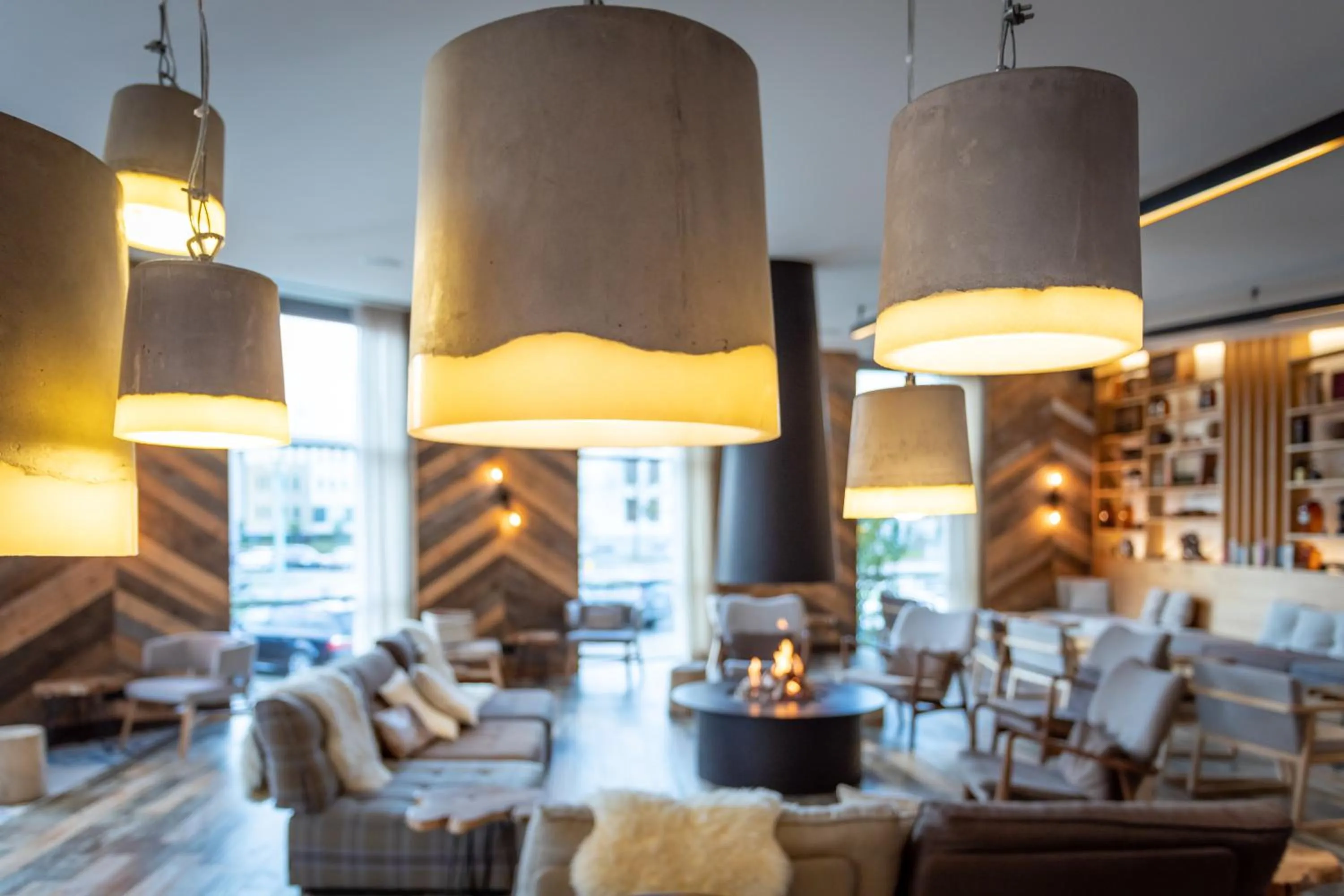 Seating area in Urban Lodge Hotel