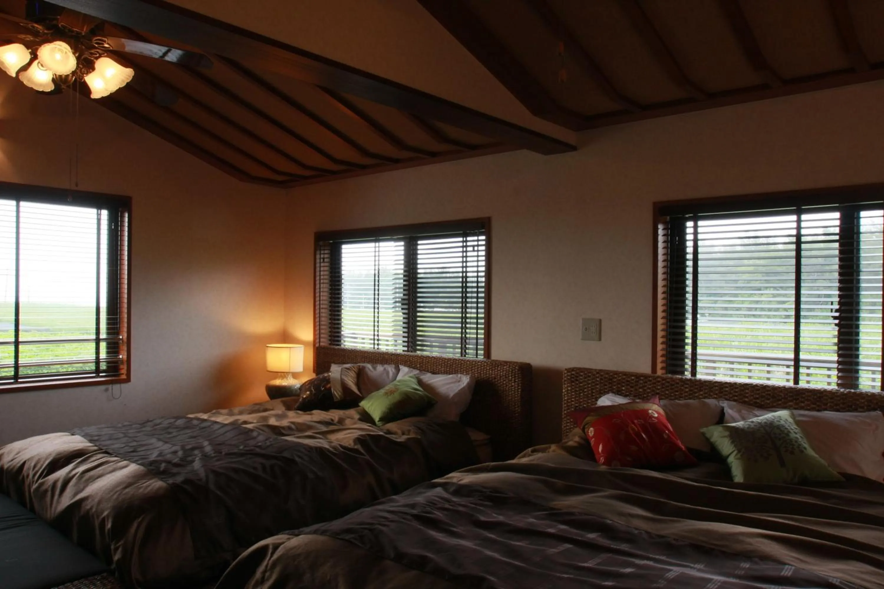 Bedroom, Bed in Cottage Hakuraku
