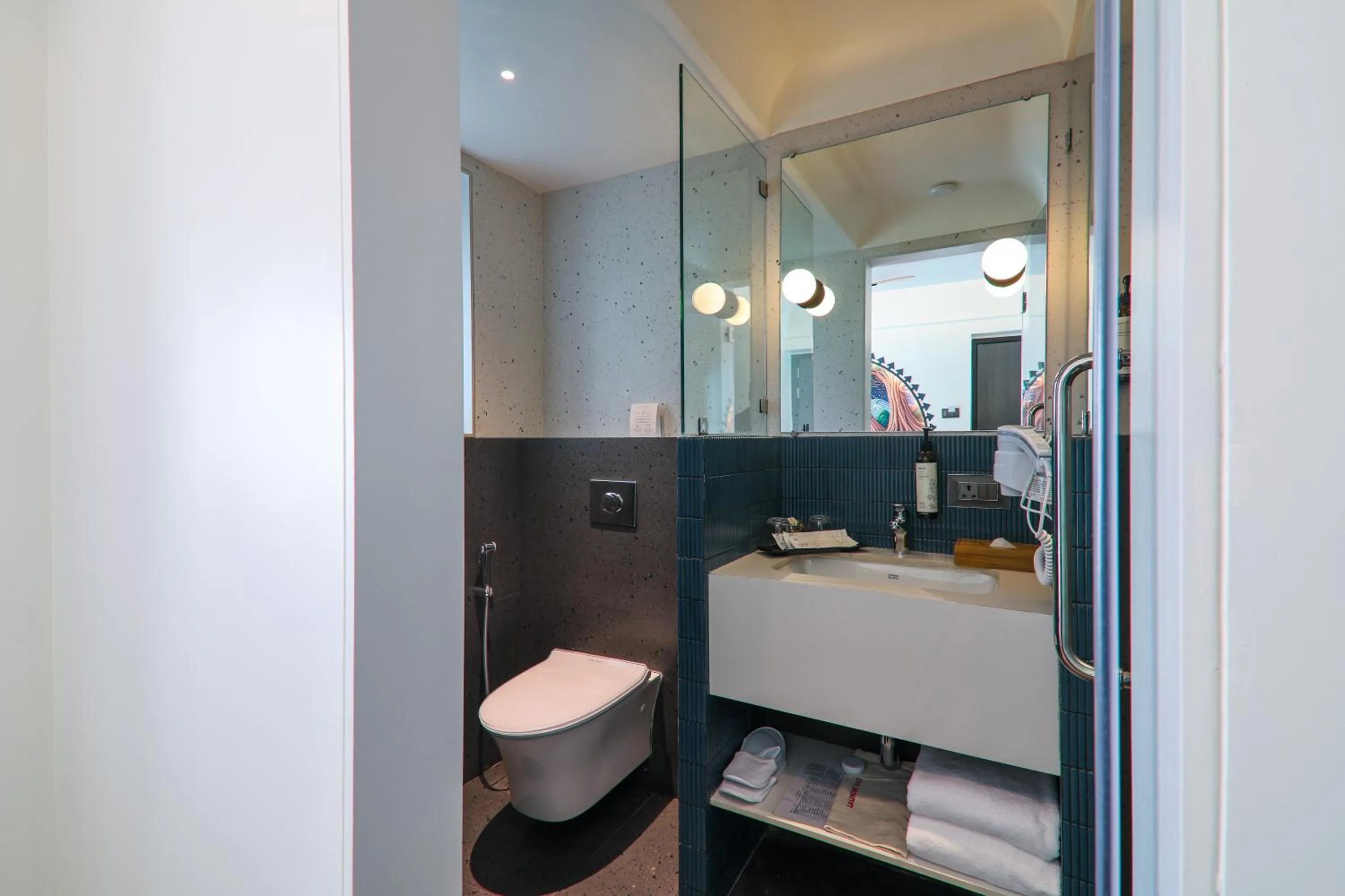 Bathroom in The Orchid Passaros Benaulim Goa