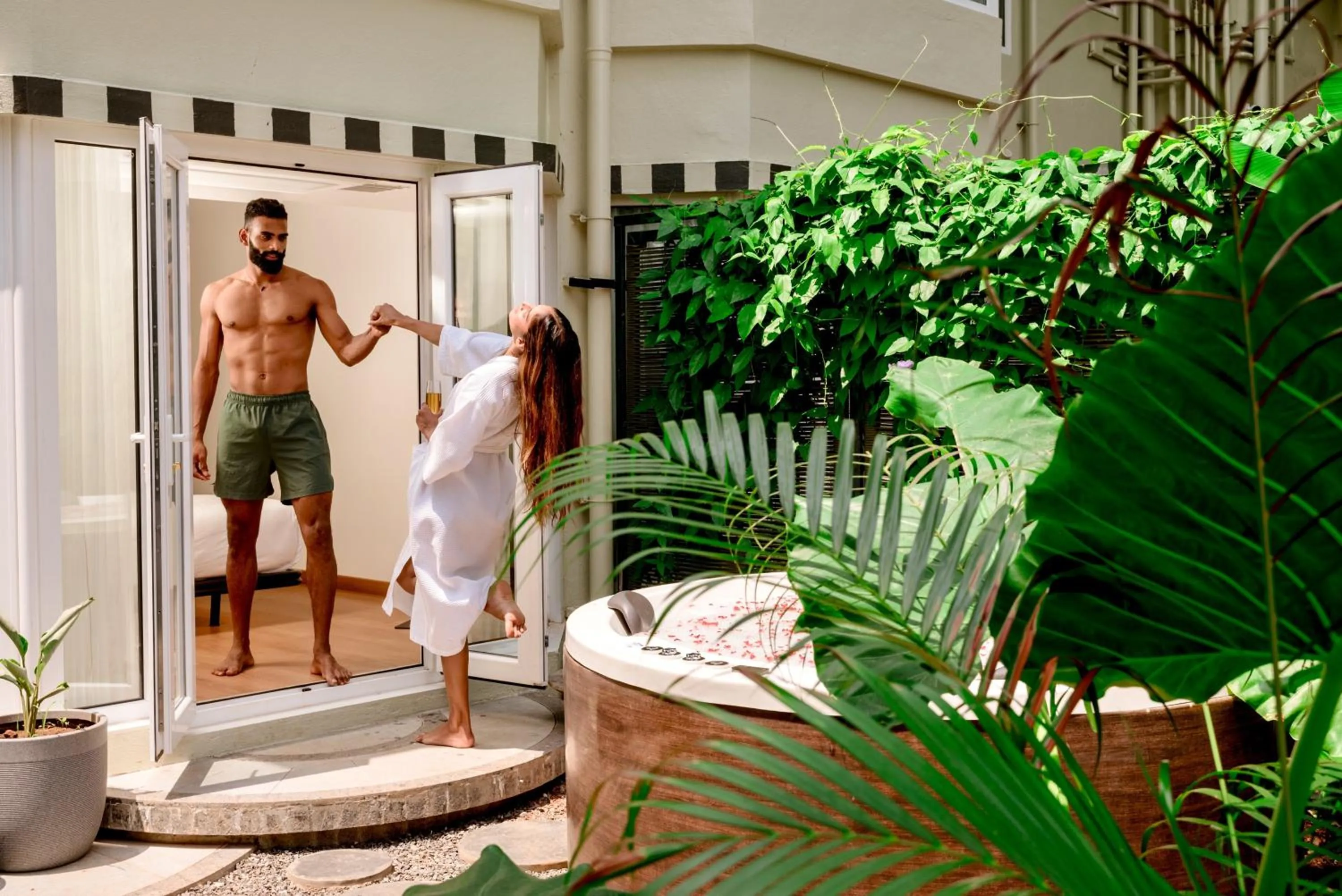 Garden in The Orchid Passaros Benaulim Goa