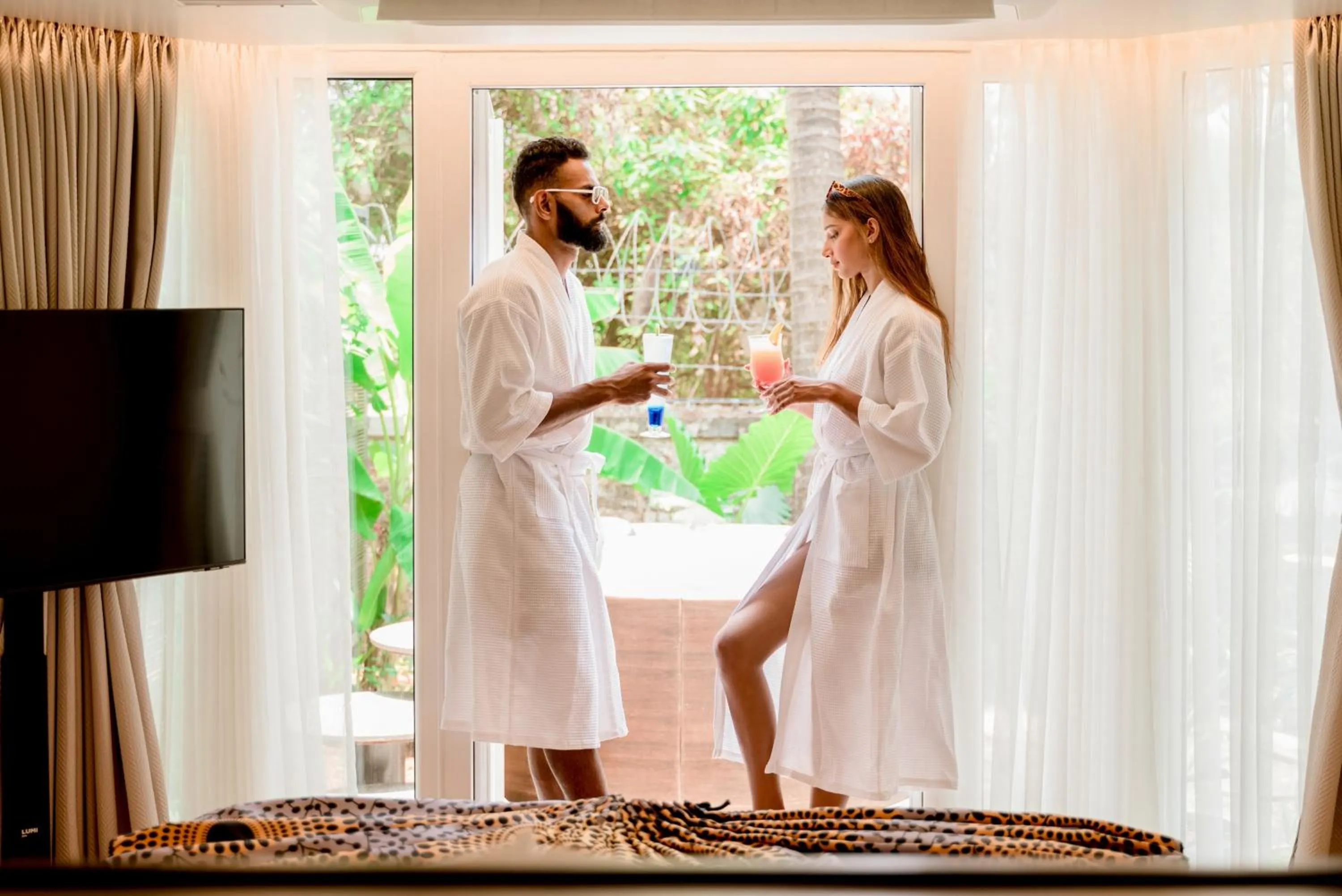 Bedroom in The Orchid Passaros Benaulim Goa