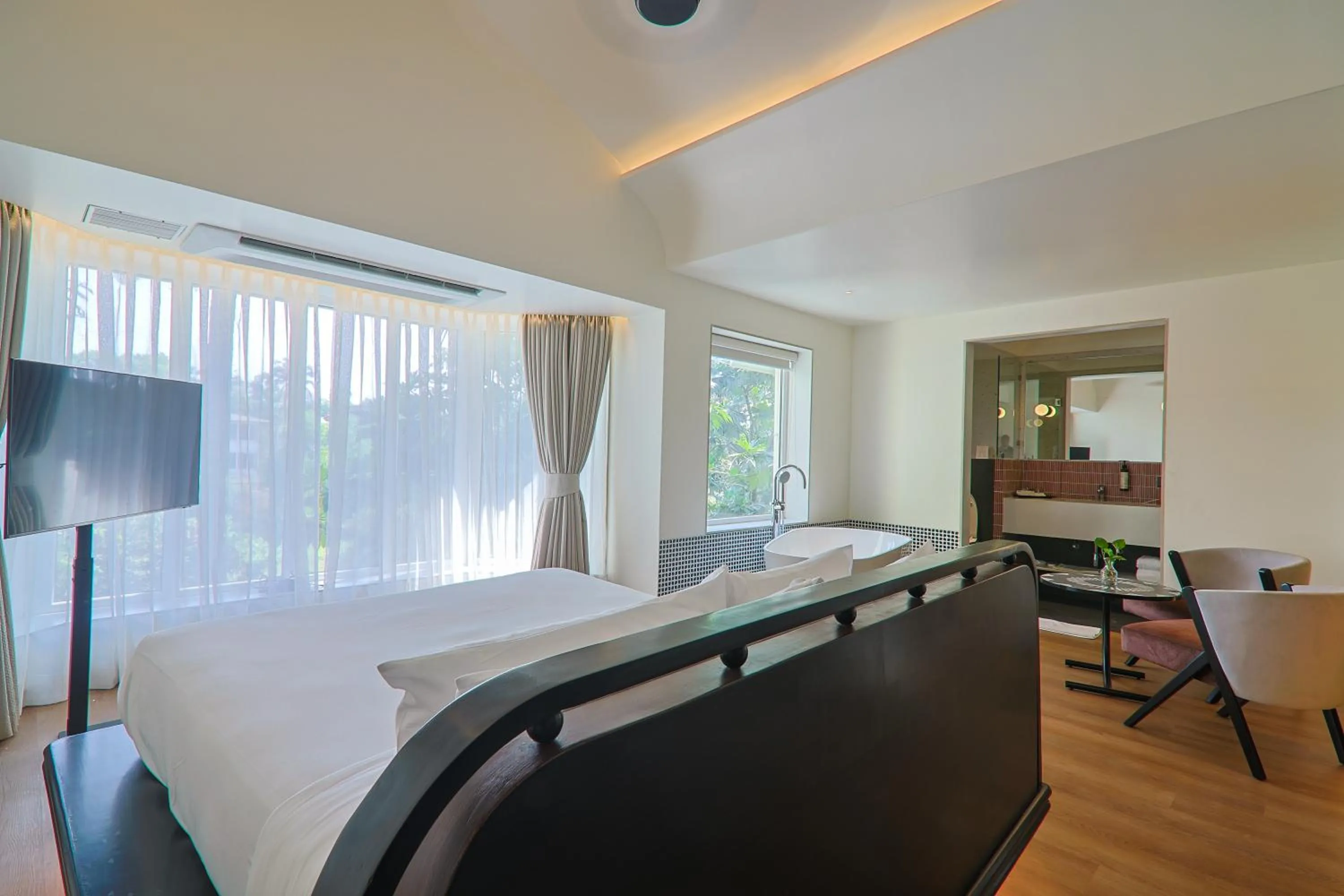 Bedroom, Bed in The Orchid Passaros Benaulim Goa