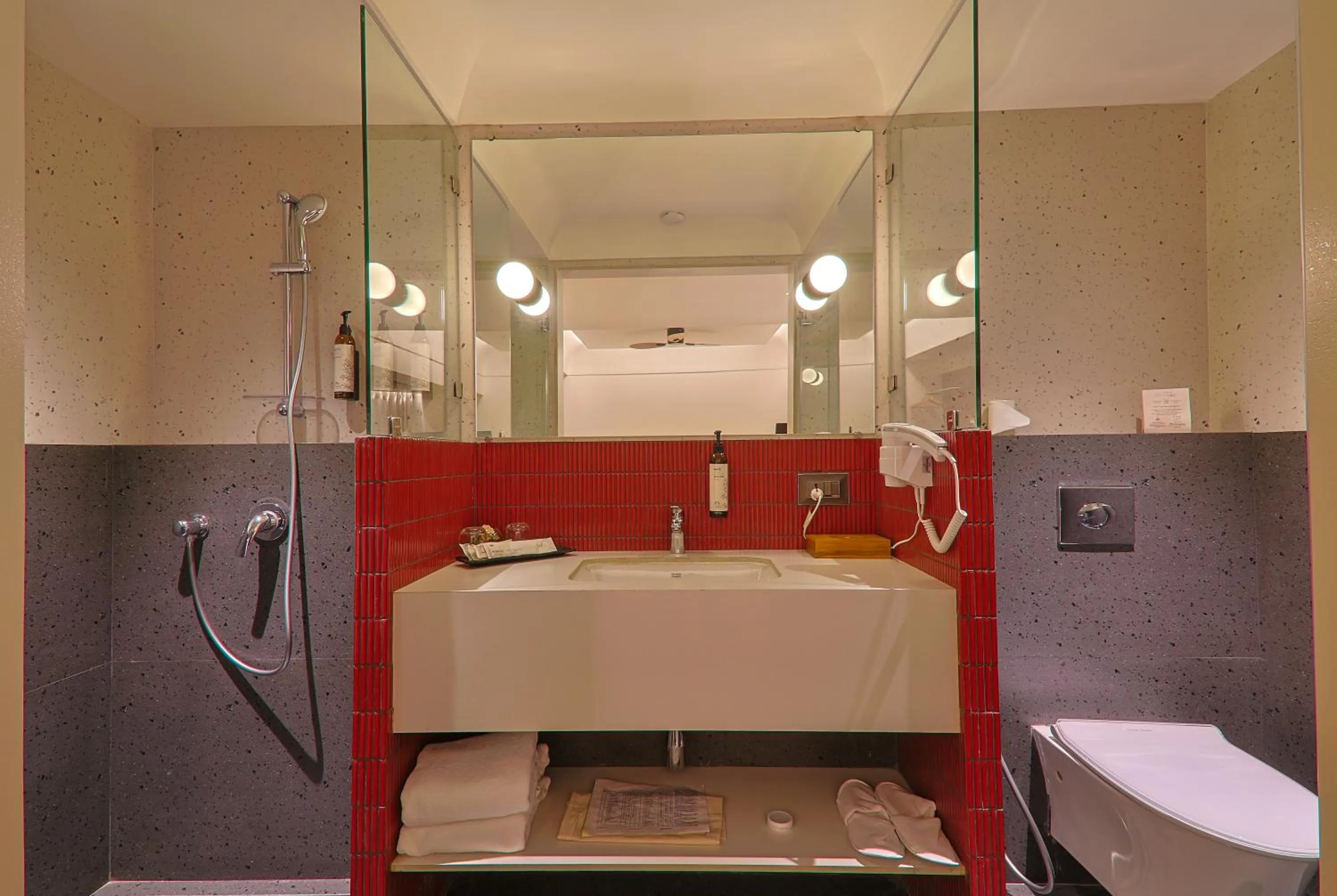 Bathroom in The Orchid Passaros Benaulim Goa