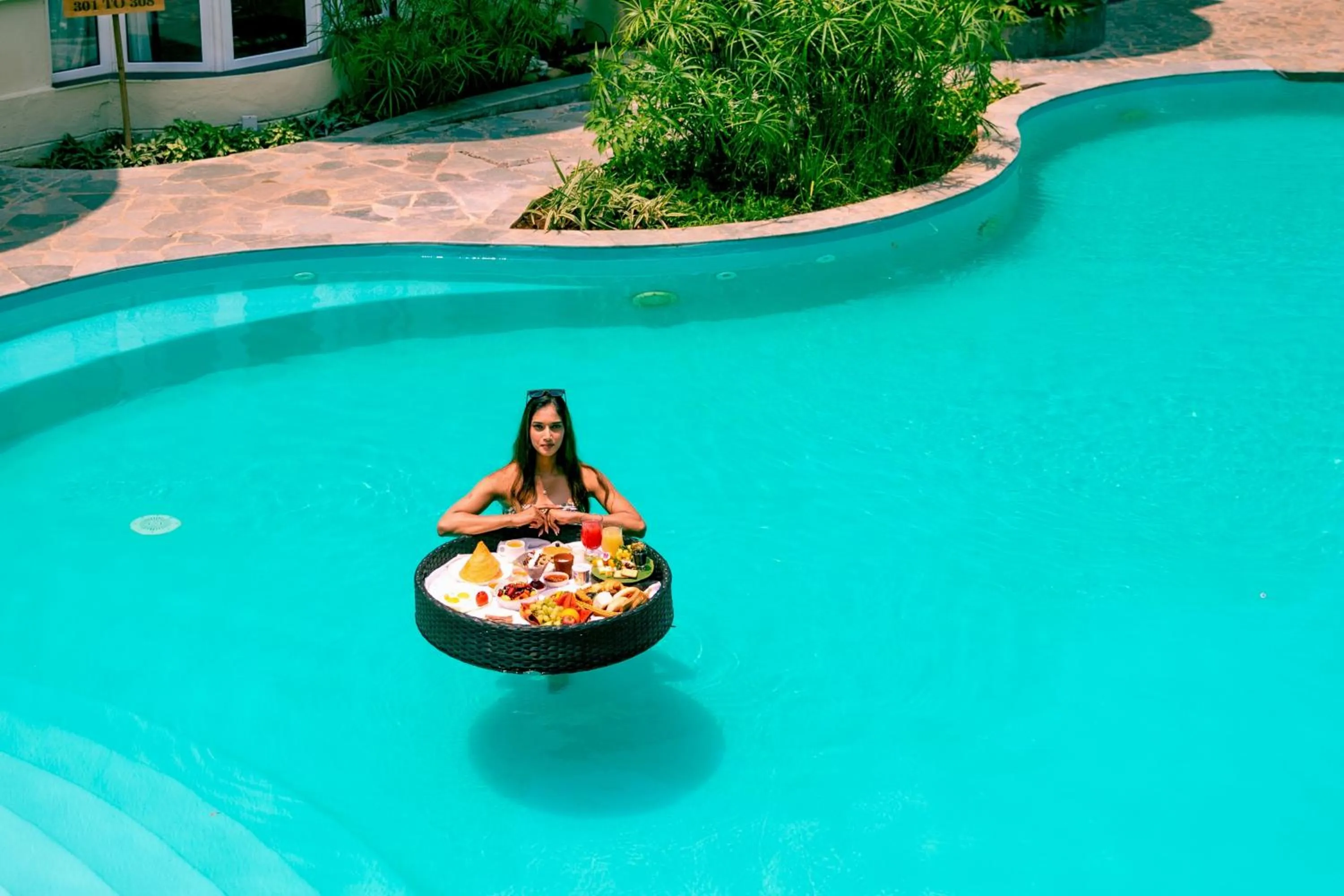 Swimming pool in The Orchid Passaros Benaulim Goa