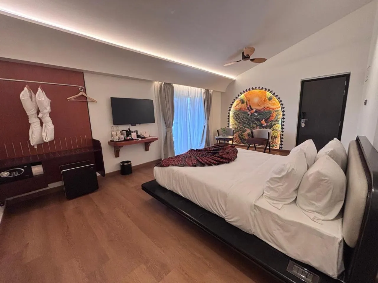 Bedroom, Bed in The Orchid Passaros Benaulim Goa