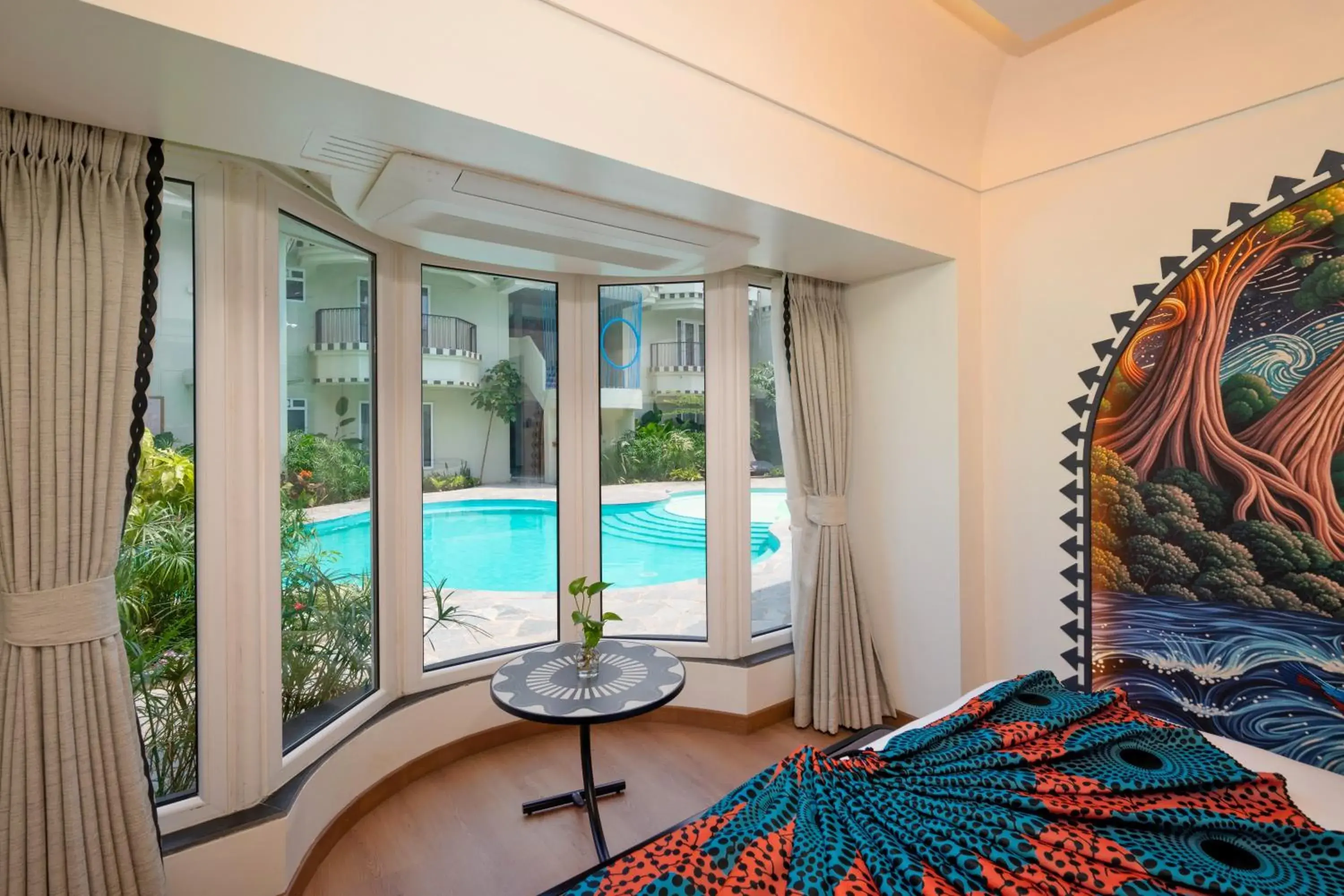 Kingfisher – Deluxe Room with Pool View in Orchid Passaros Benaulim Goa - Adults Only Kingfisher – Deluxe Room with Pool View in Orchid Passaros Benaulim Goa - Adults Only