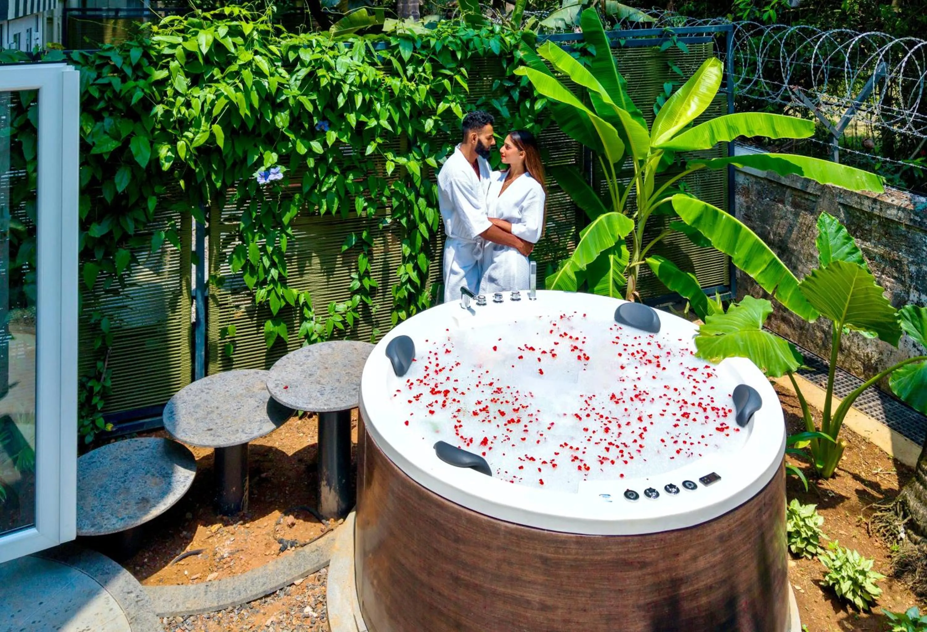 Garden in The Orchid Passaros Benaulim Goa