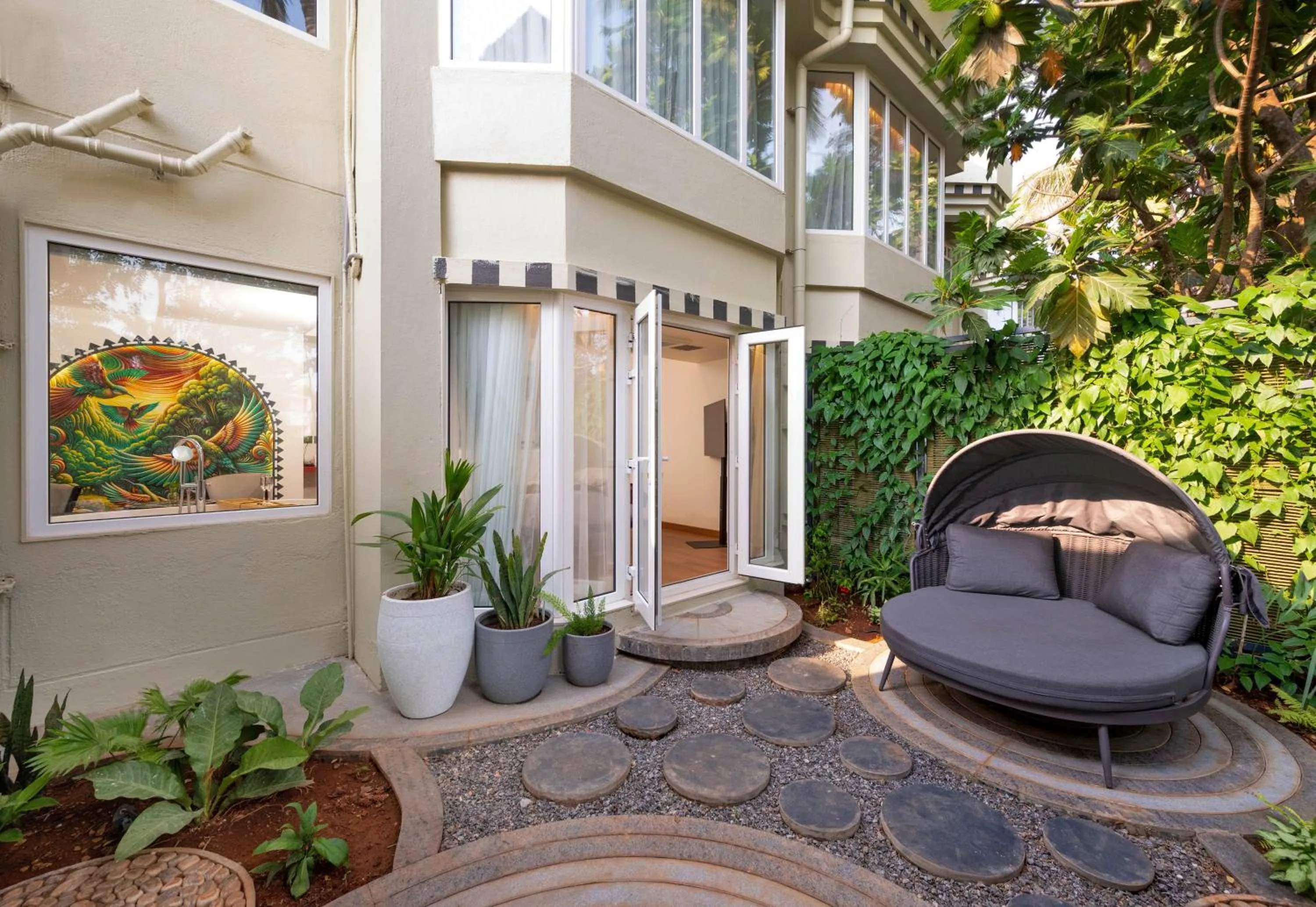 Garden in The Orchid Passaros Benaulim Goa