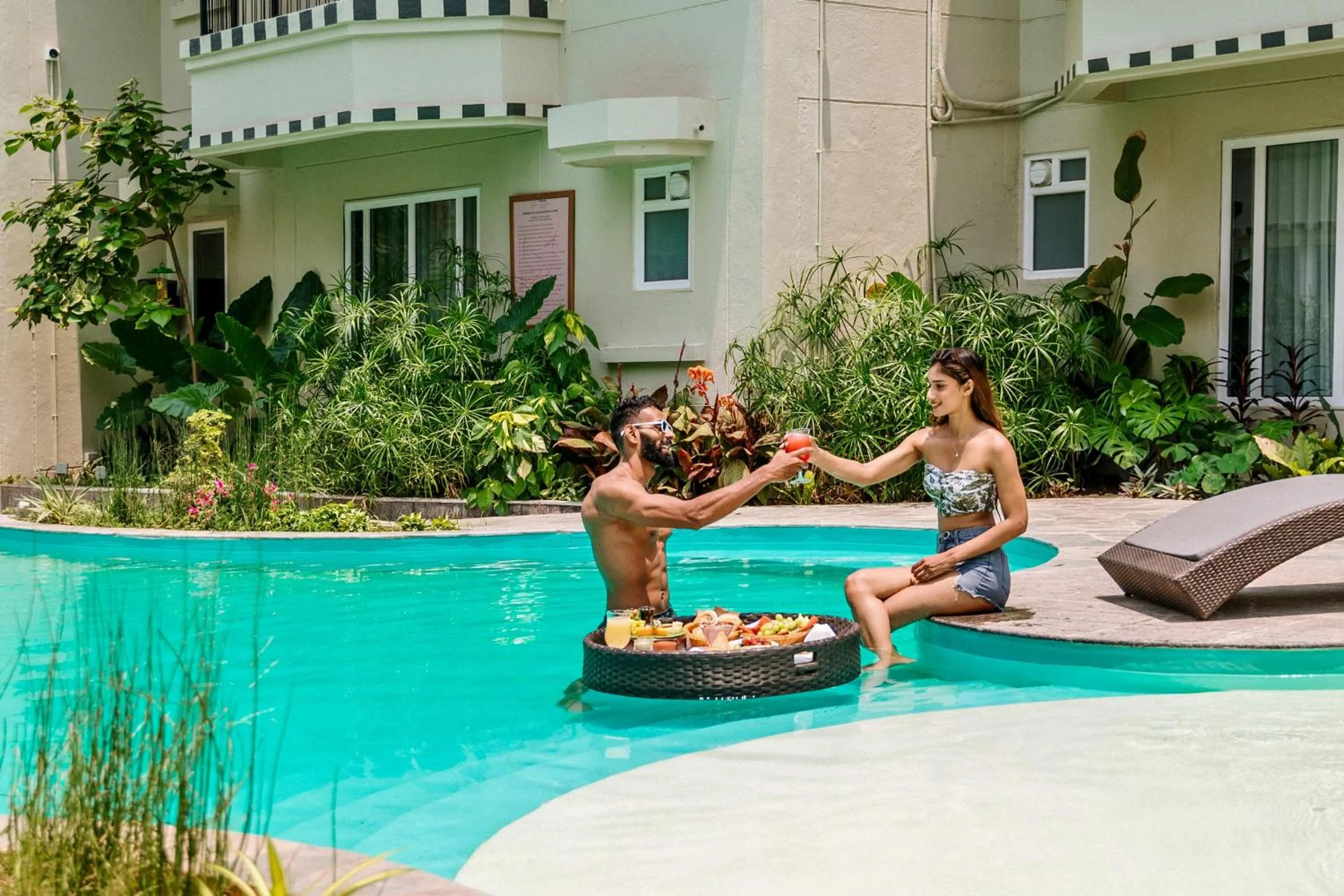 Swimming pool in The Orchid Passaros Benaulim Goa