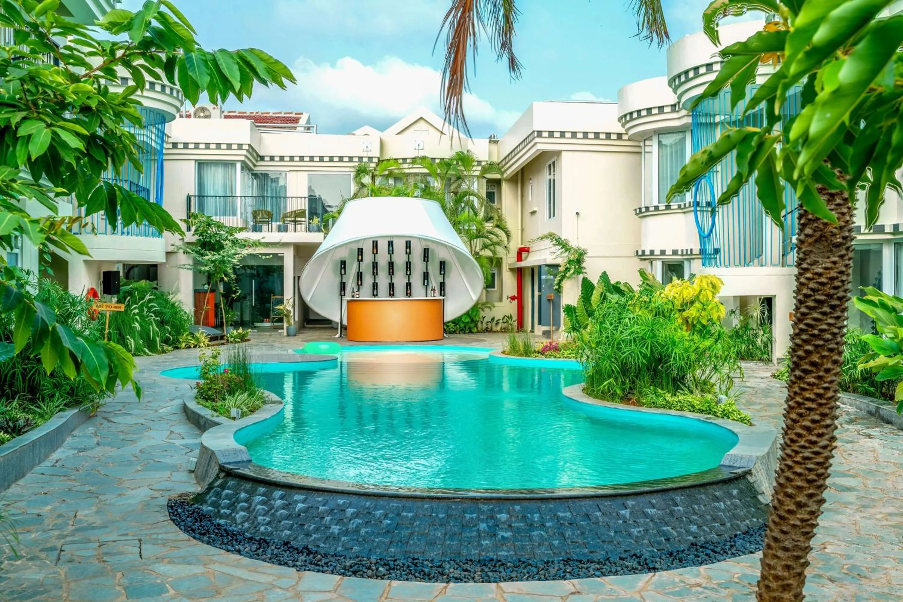 Swimming pool in The Orchid Passaros Benaulim Goa