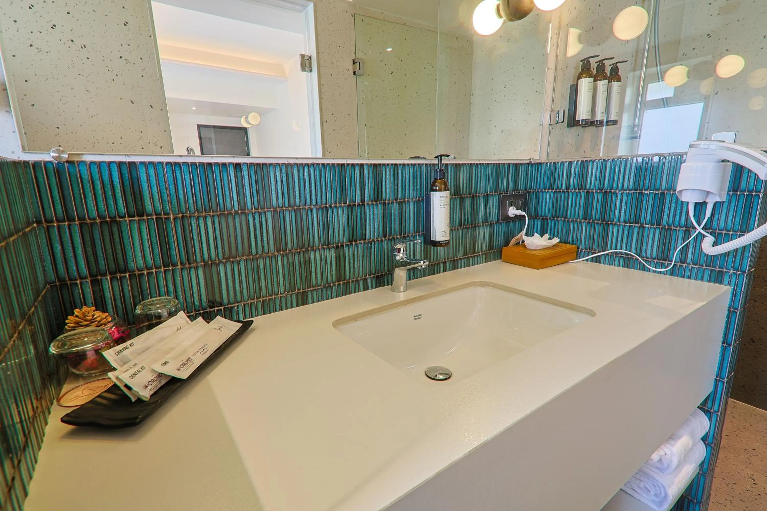 Bathroom in The Orchid Passaros Benaulim Goa