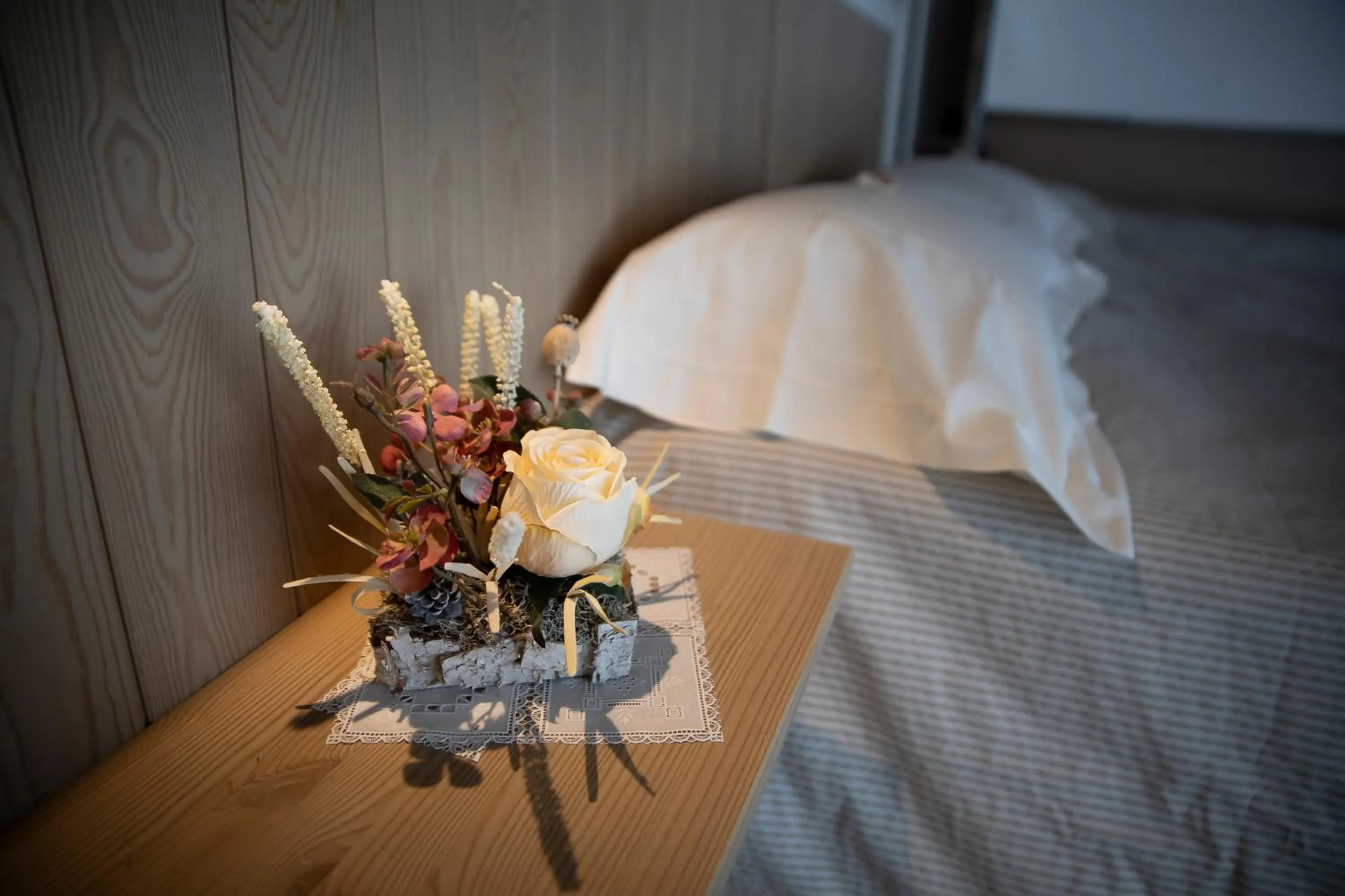 Decorative detail, Bed in Hotel Laghetto