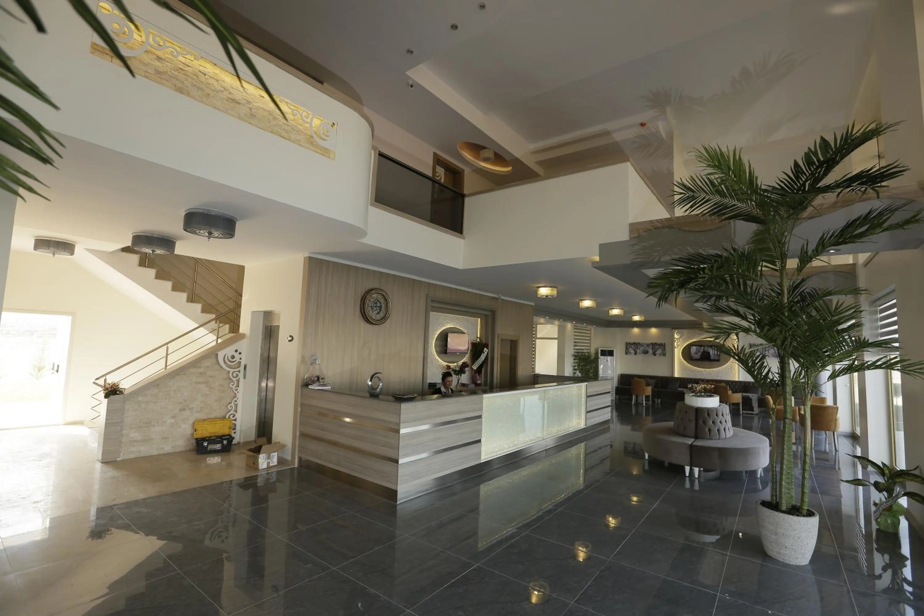 Lobby or reception in Hotel La Bella