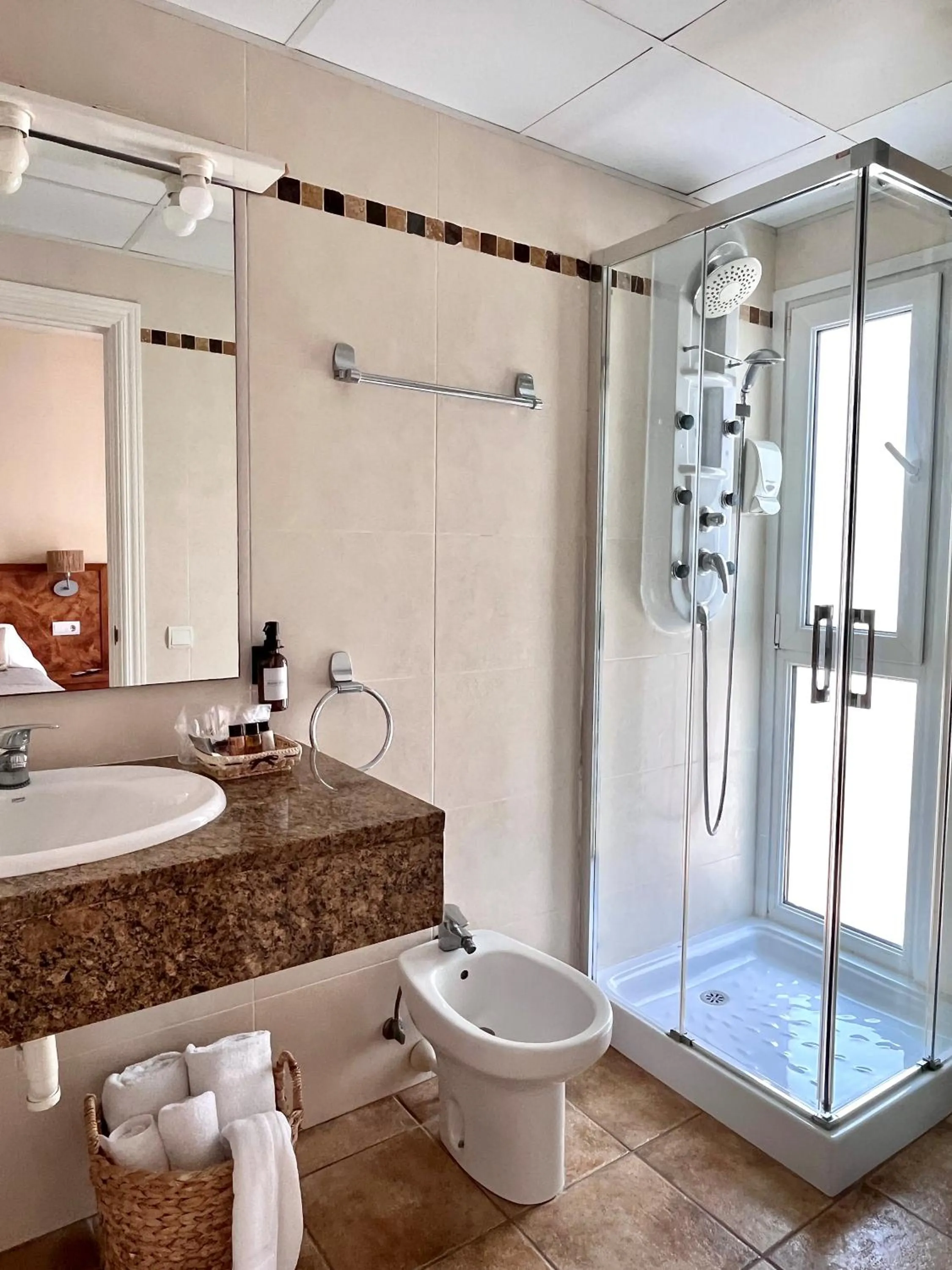 Shower in La Muntanya