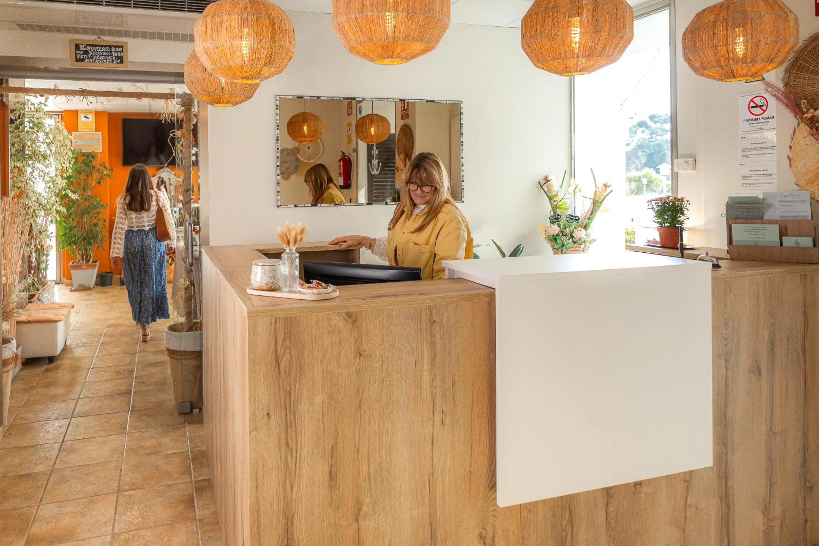 Lobby or reception in La Muntanya