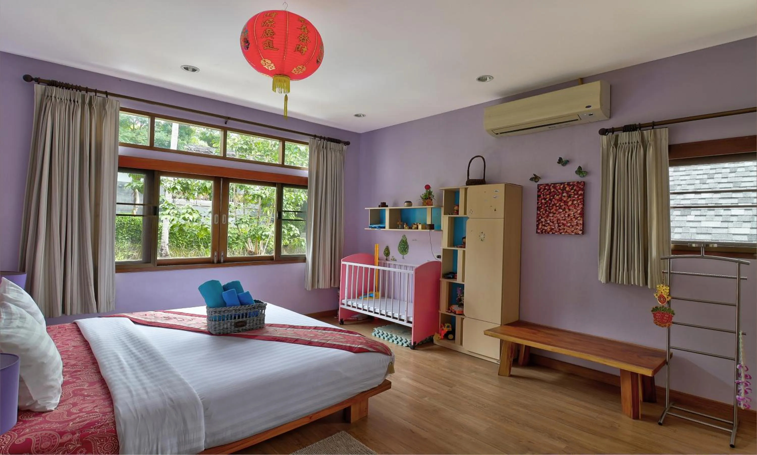 Bedroom, Bed in Chaweng Noi Villa