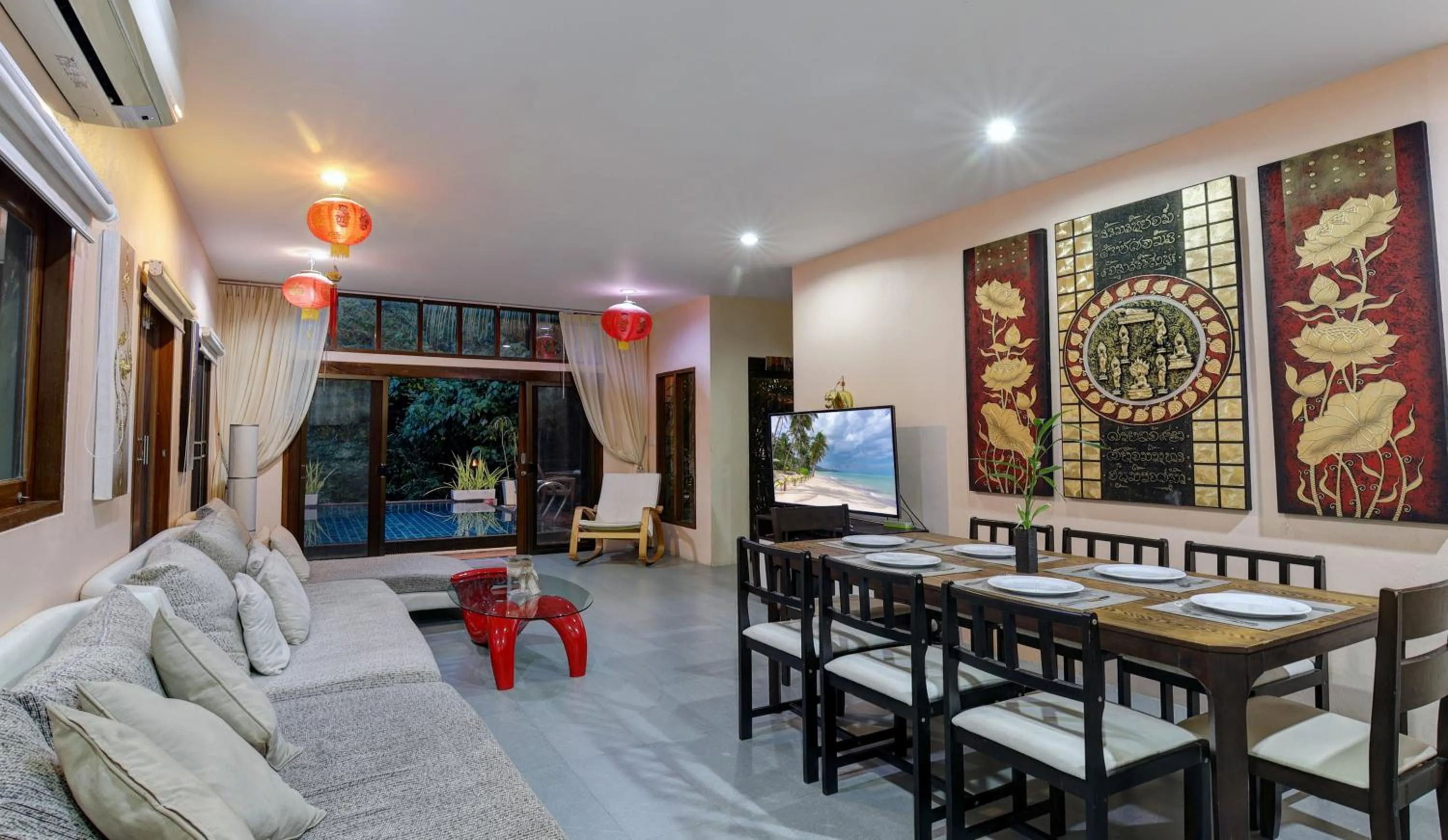 Living room in Chaweng Noi Villa