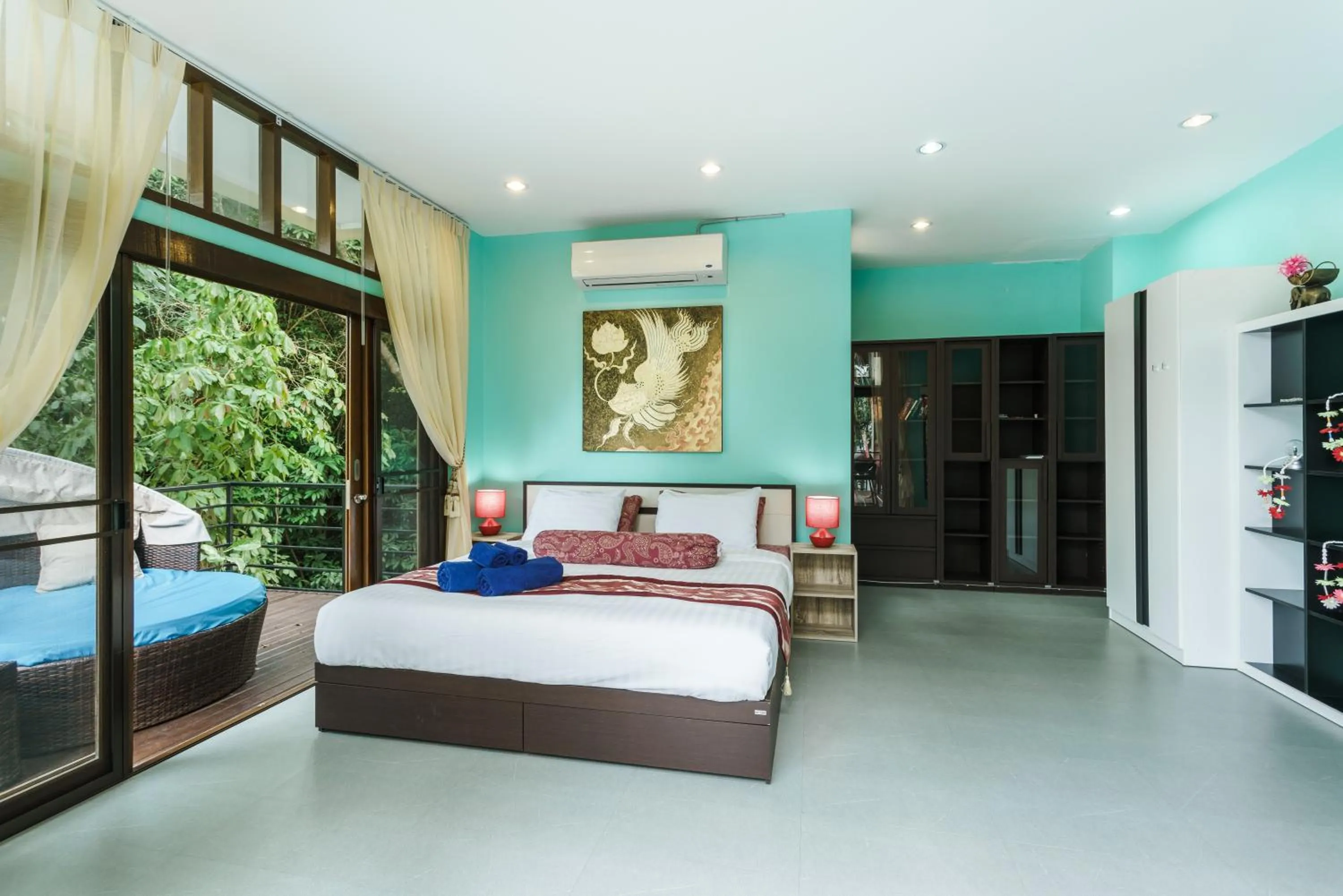 Bedroom, Bed in Chaweng Noi Villa