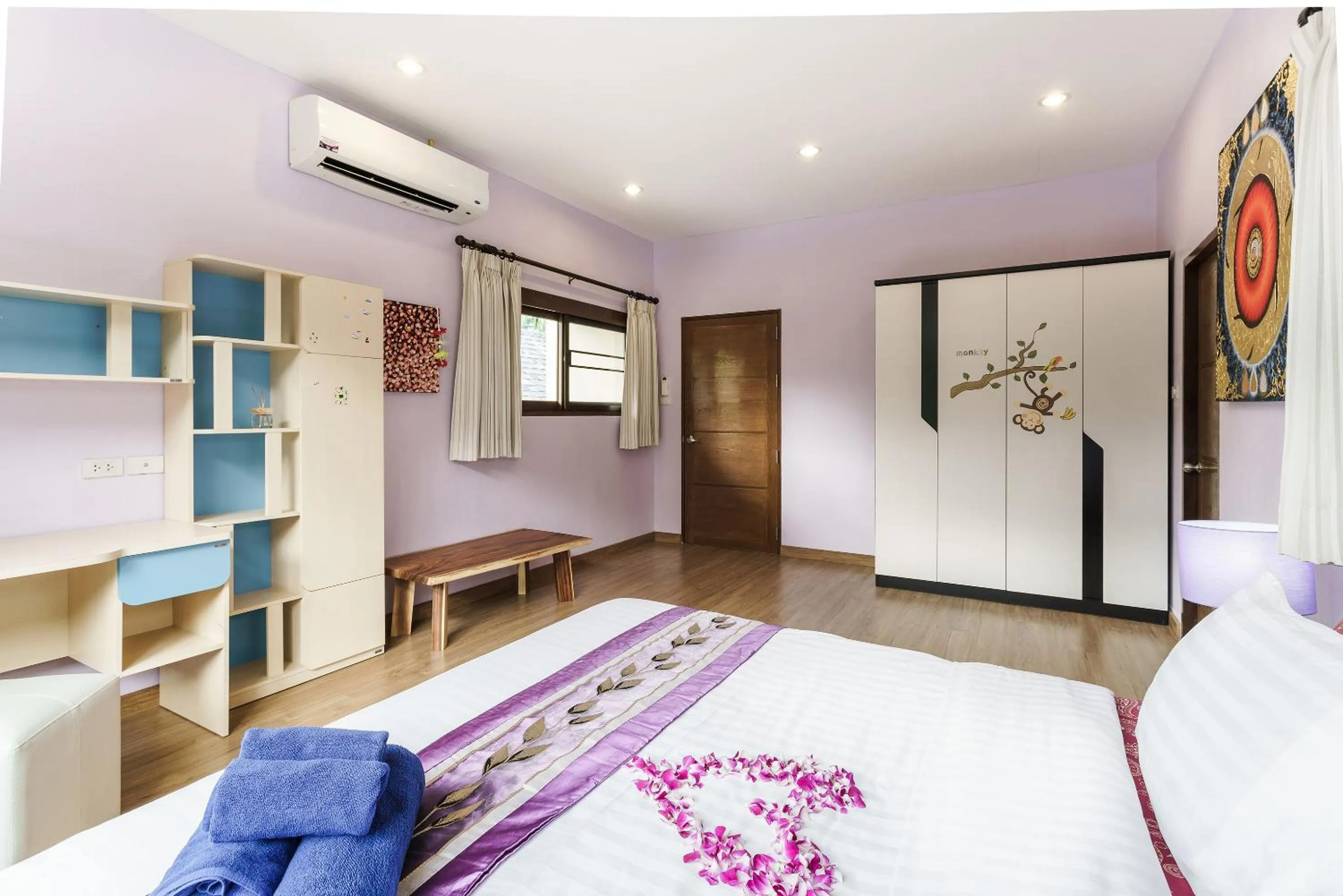 Bedroom, Bed in Chaweng Noi Villa