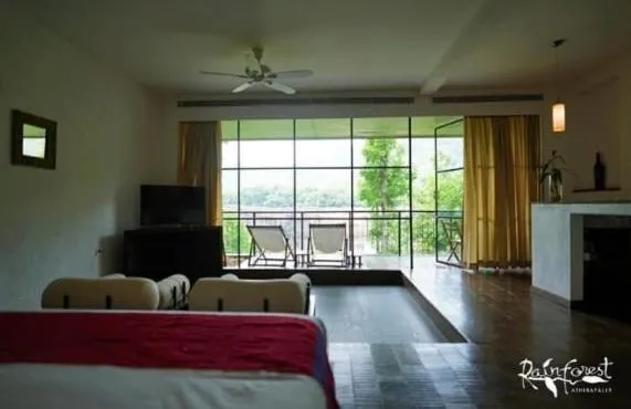 Bed in Rainforest Resort