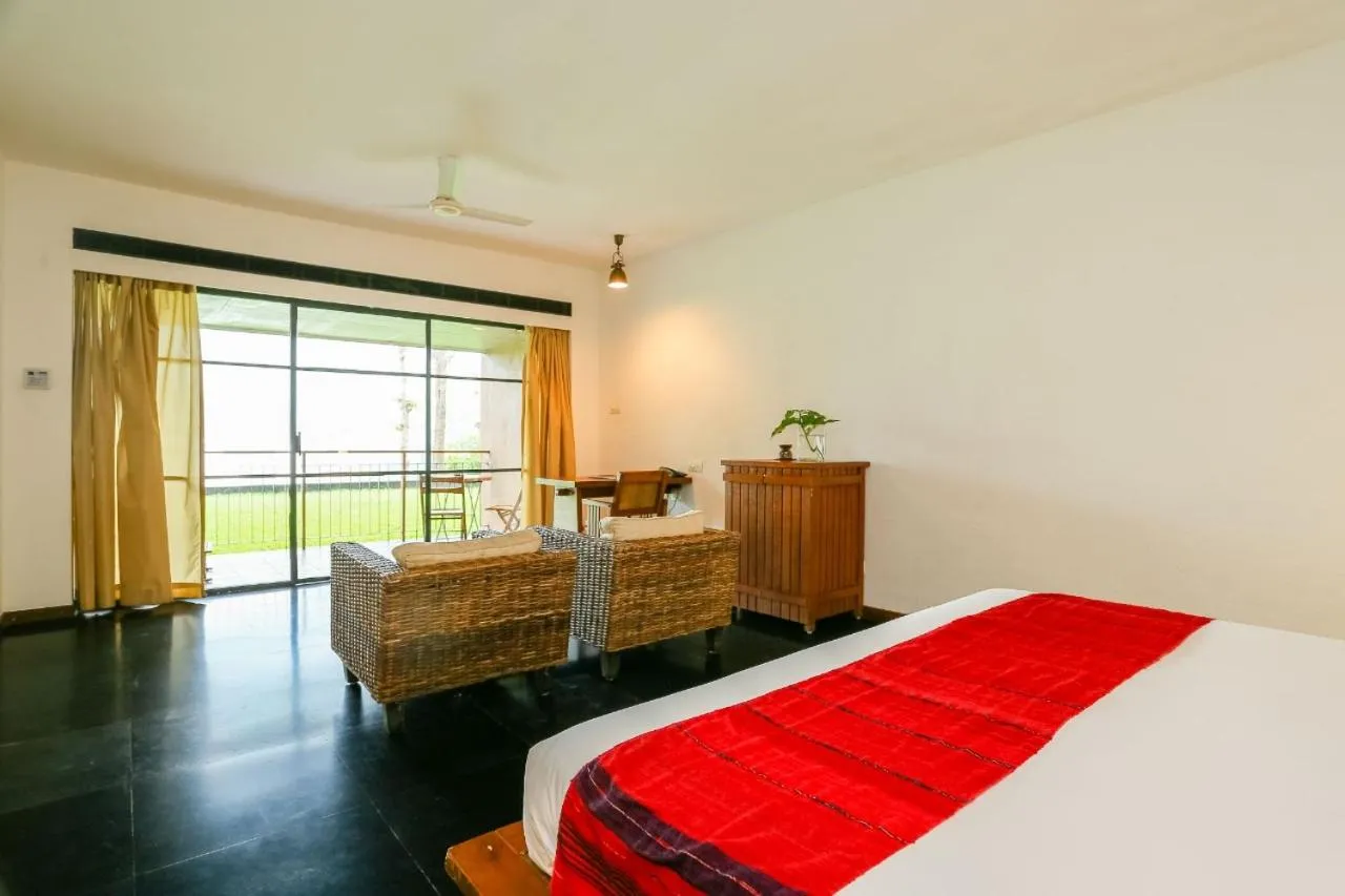 Bed in Rainforest Resort